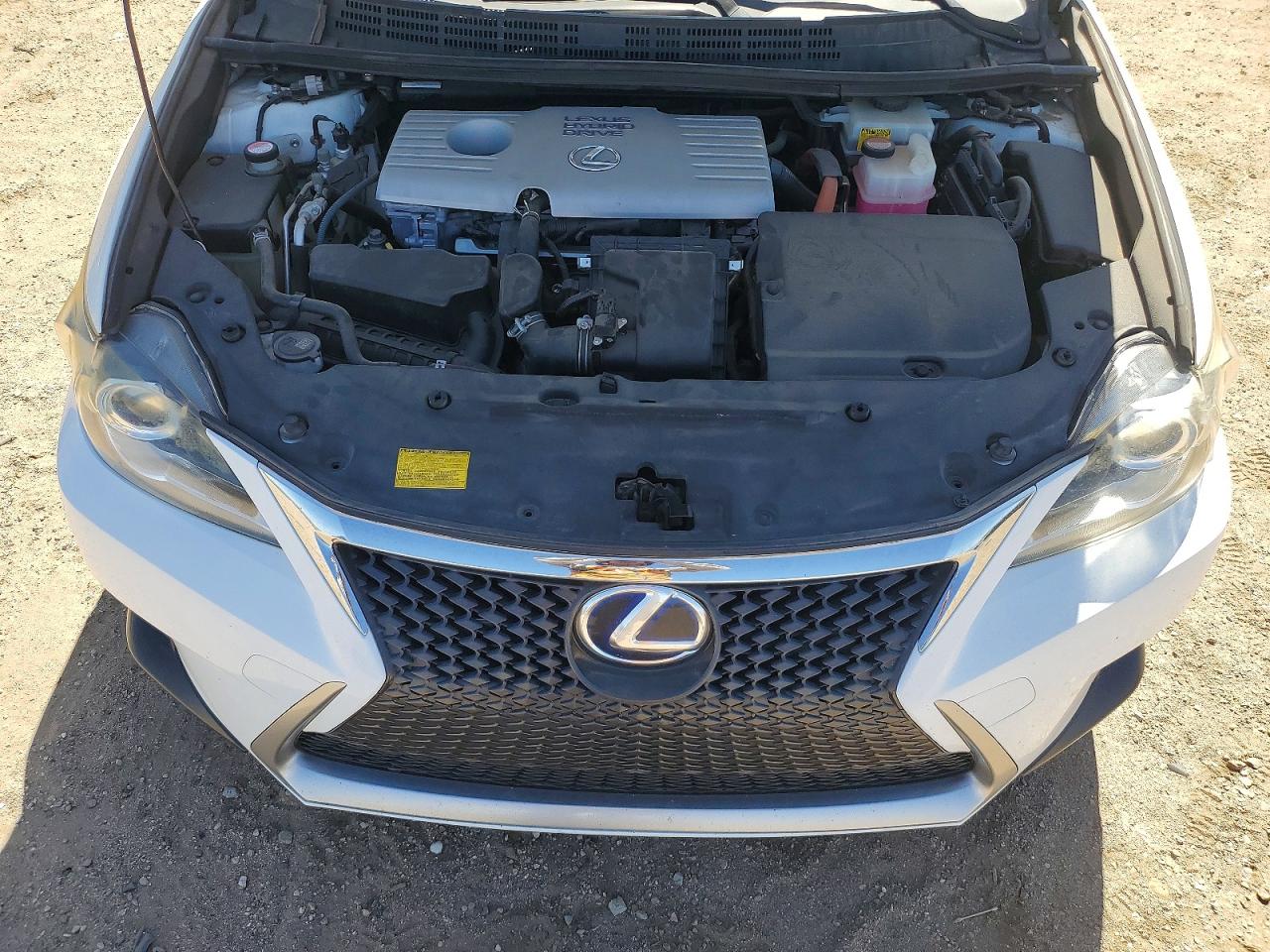 2014 Lexus Ct 200 White vin: JTHKD5BH5E2199540