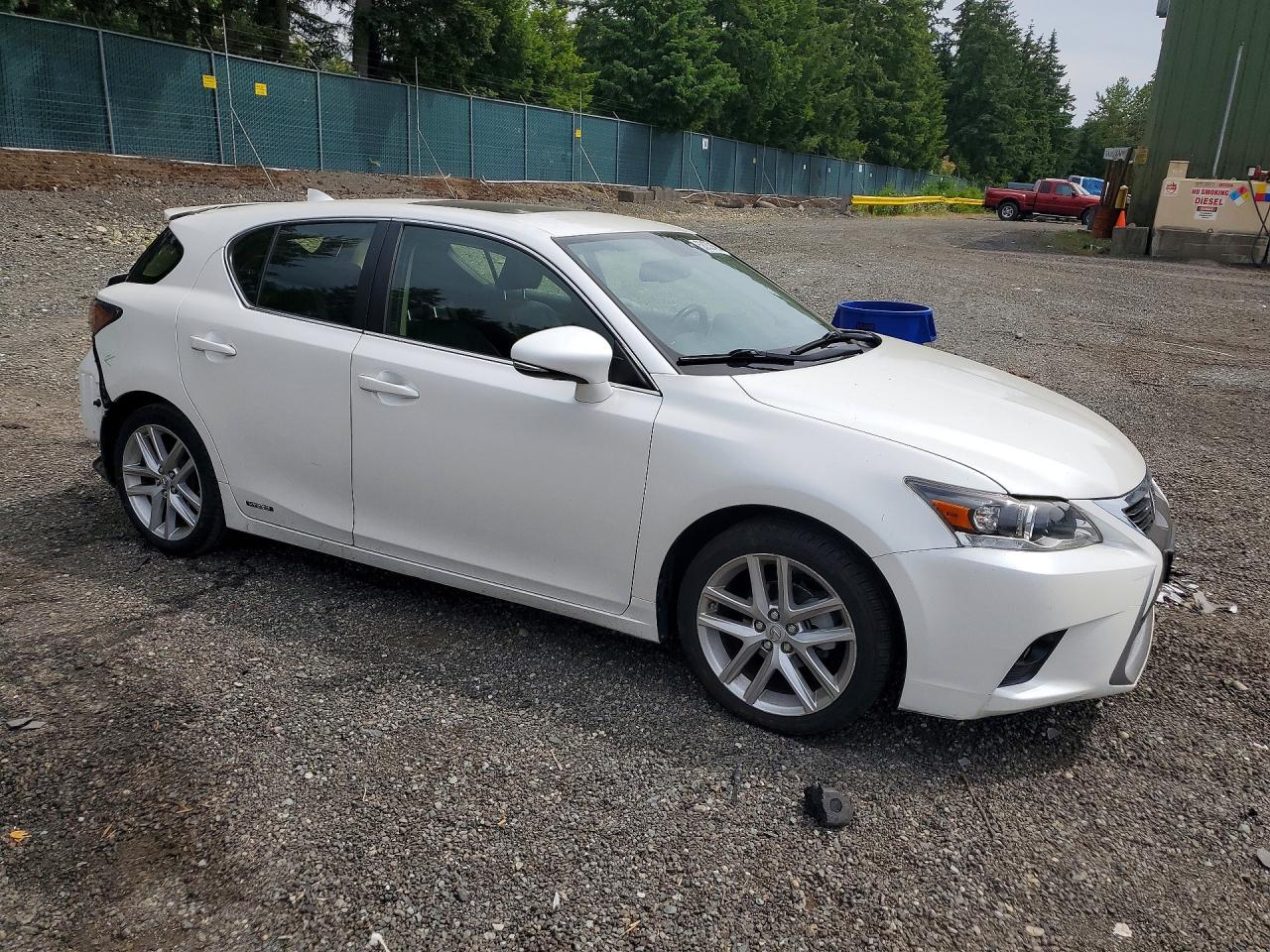 2015 Lexus Ct 200 Белый vin: JTHKD5BH5F2216208