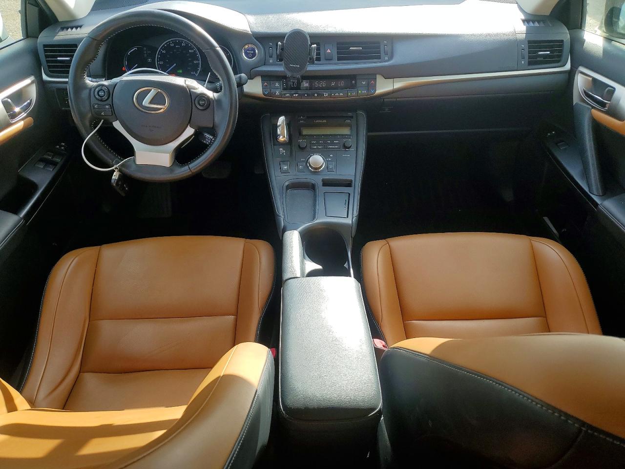 2015 Lexus Ct 200 White vin: JTHKD5BH5F2217262