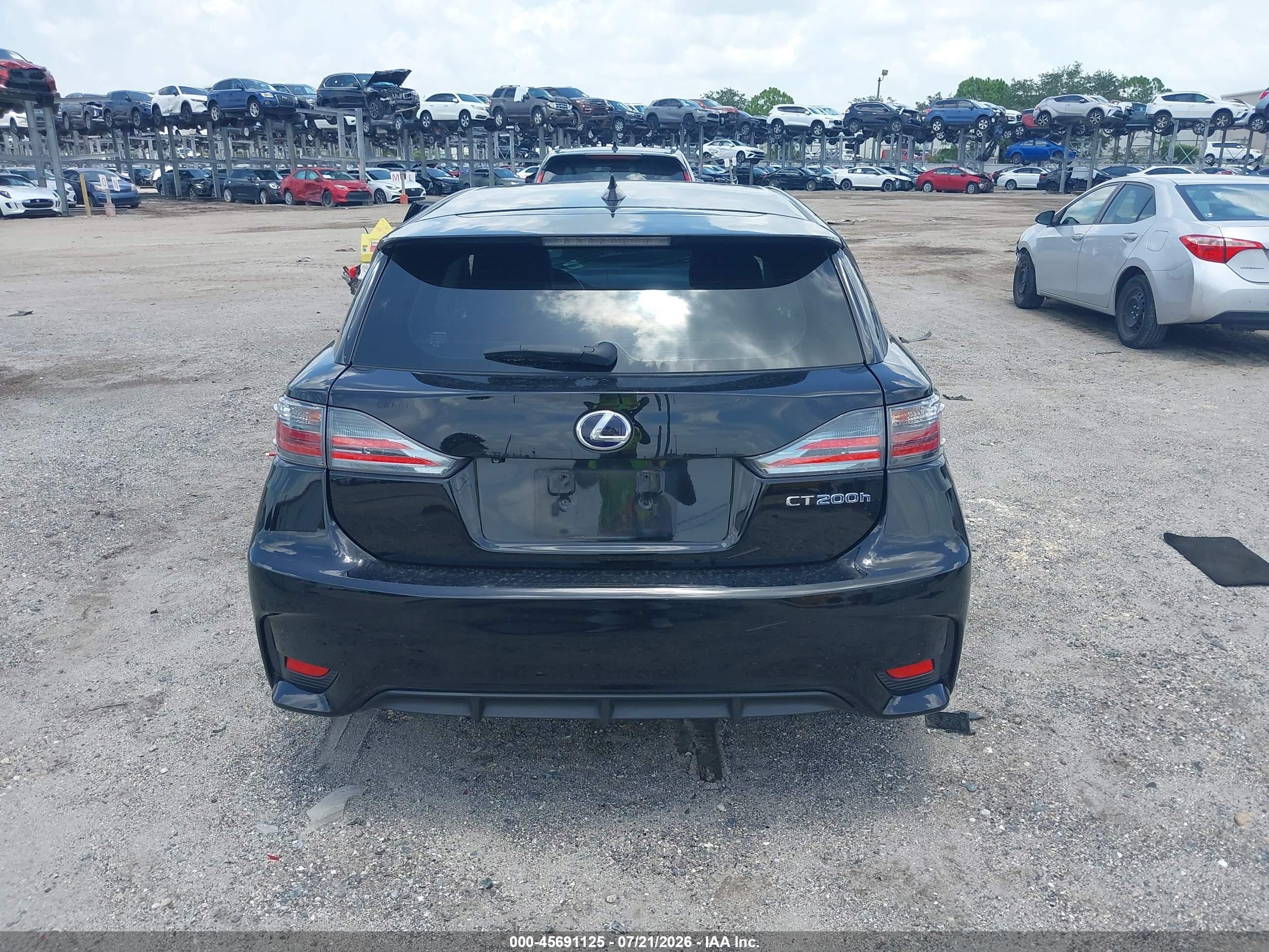 2015 Lexus Ct 200h   Black vin: JTHKD5BH5F2222431