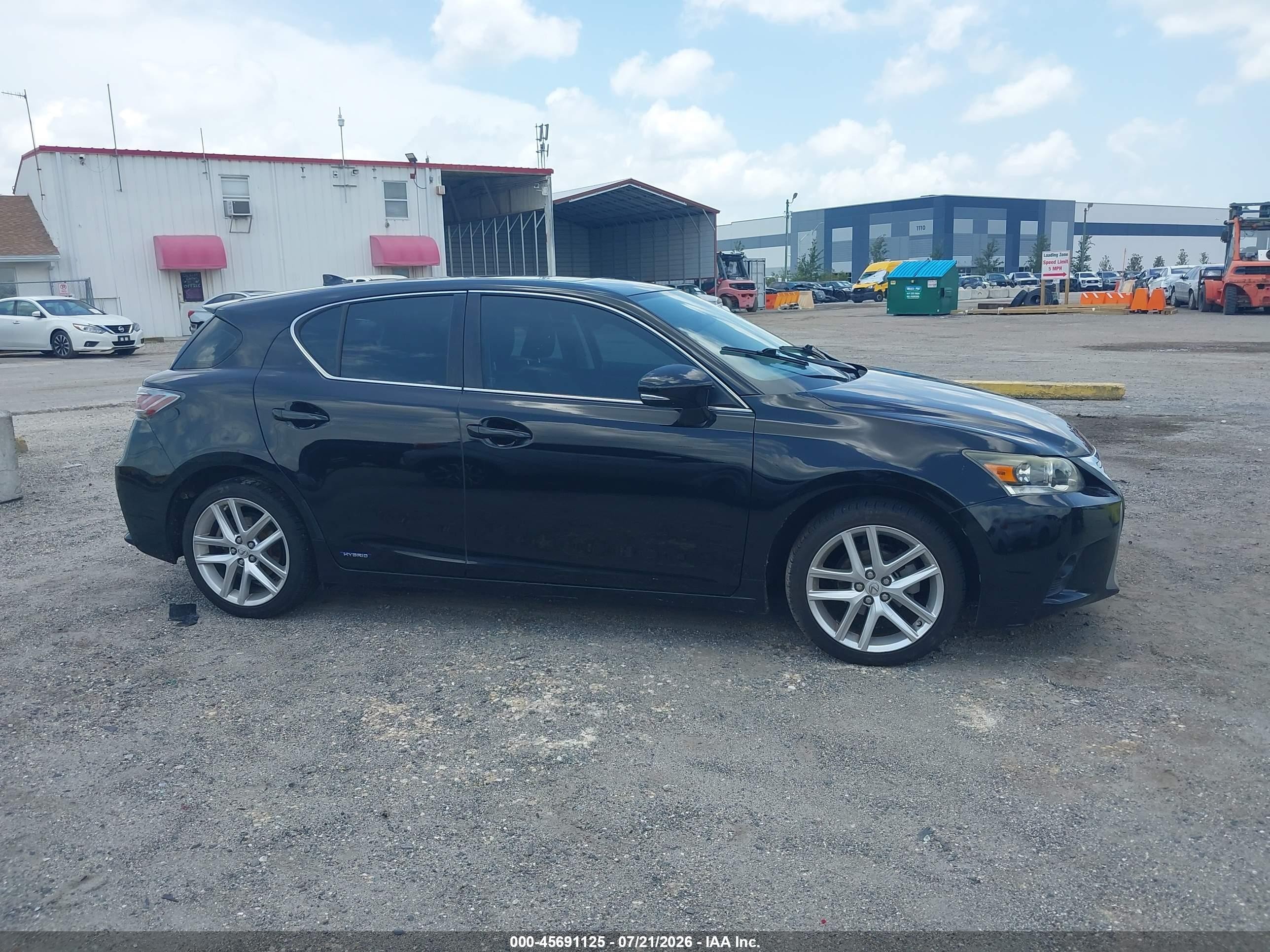 2015 Lexus Ct 200h   Black vin: JTHKD5BH5F2222431