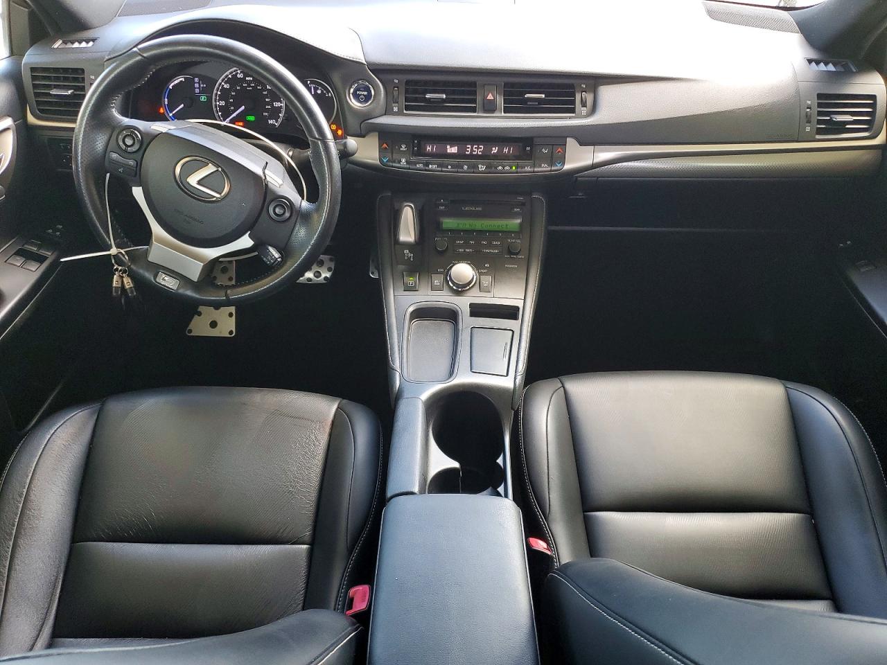 2015 Lexus Ct 200 Black vin: JTHKD5BH5F2223529