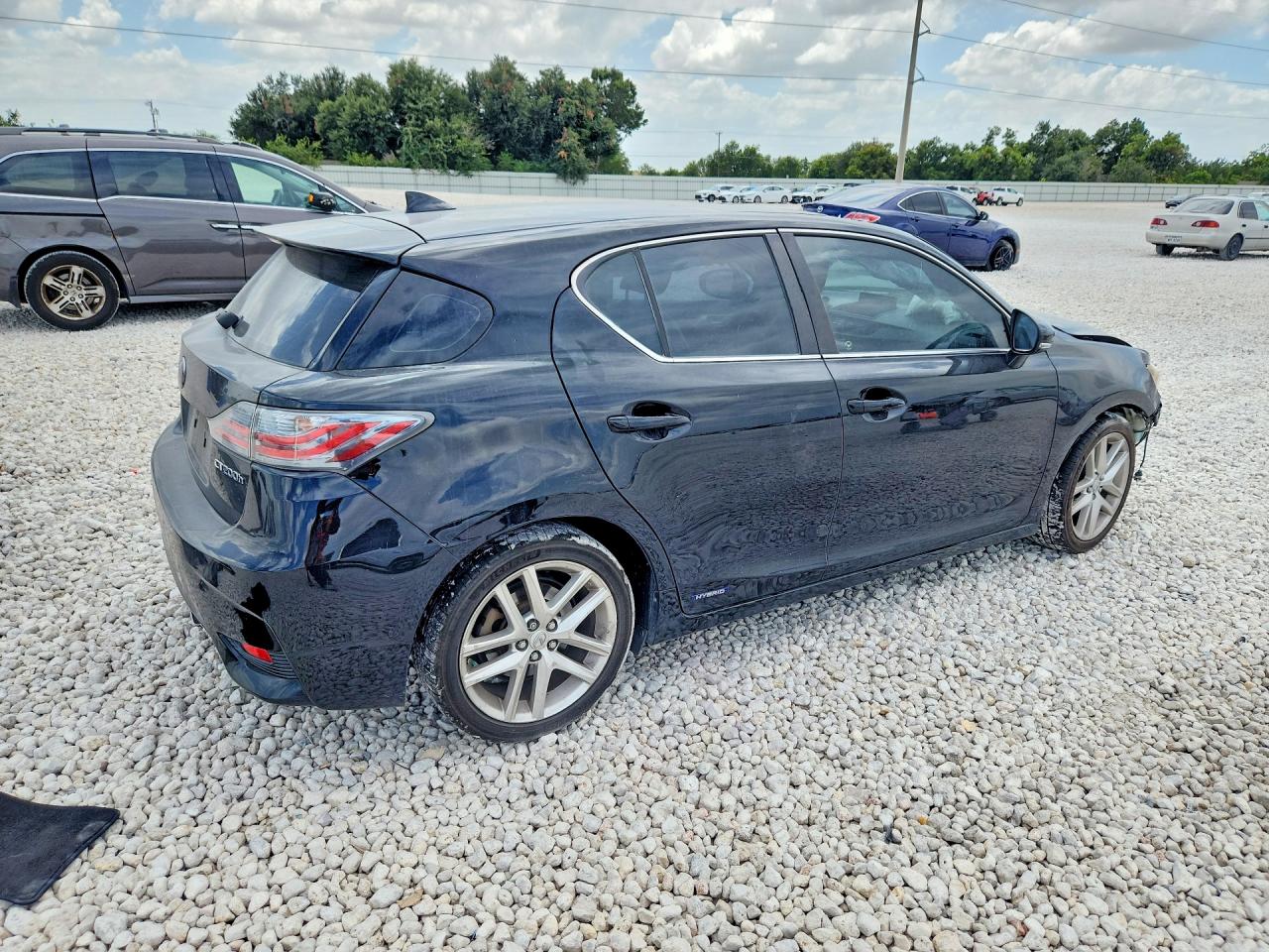 2015 Lexus Ct 200 Black vin: JTHKD5BH5F2224311