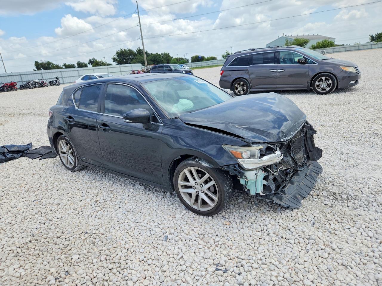 2015 Lexus Ct 200 Black vin: JTHKD5BH5F2224311