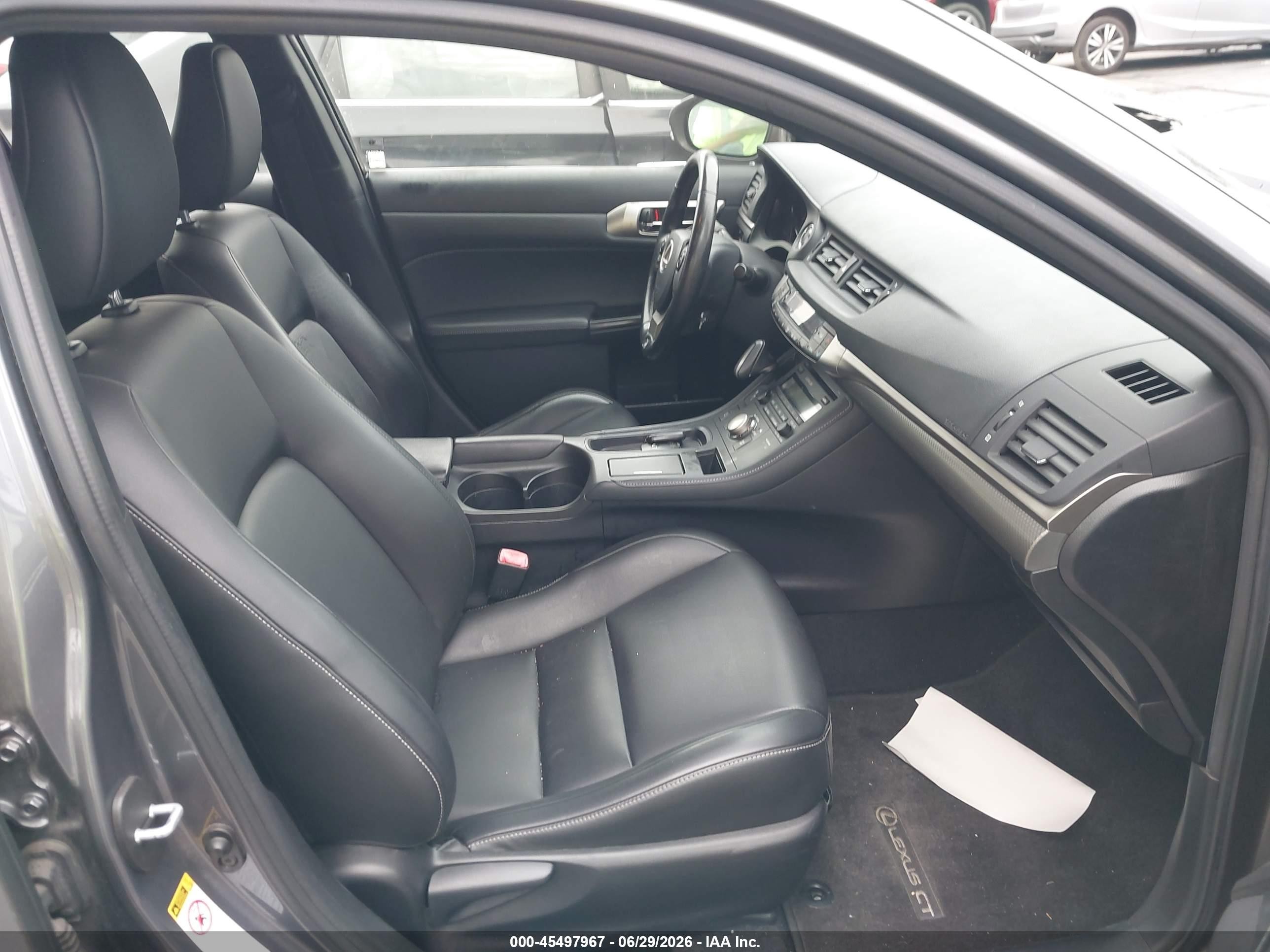 2015 Lexus Ct 200h   Gray vin: JTHKD5BH5F2224552