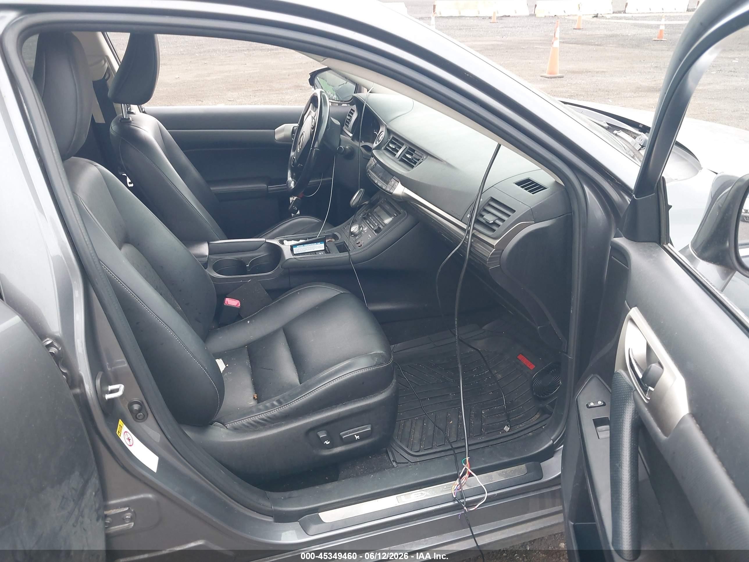 2015 Lexus Ct 200h Gray vin: JTHKD5BH5F2241142