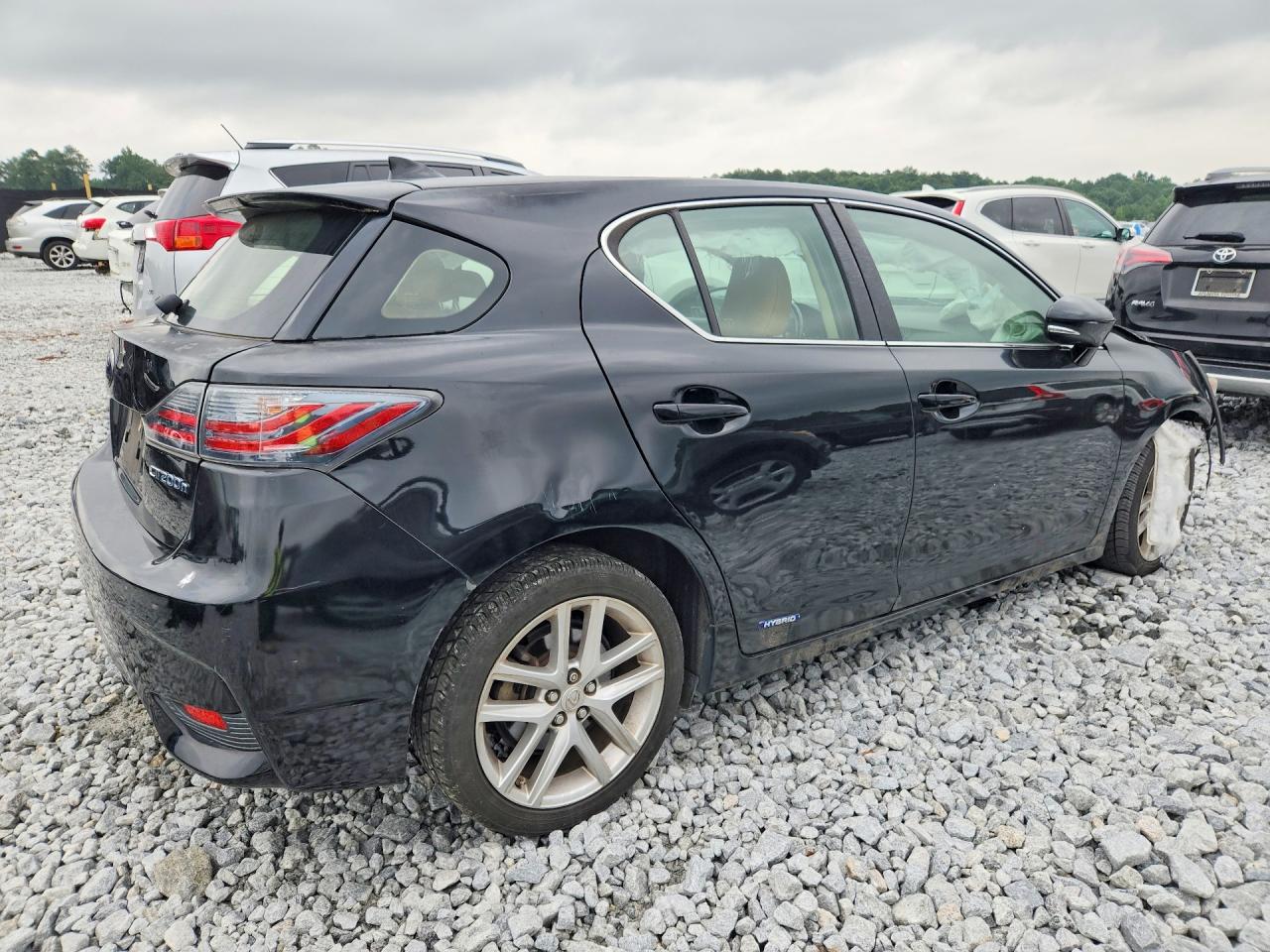2015 Lexus Ct 200 Black vin: JTHKD5BH5F2249032