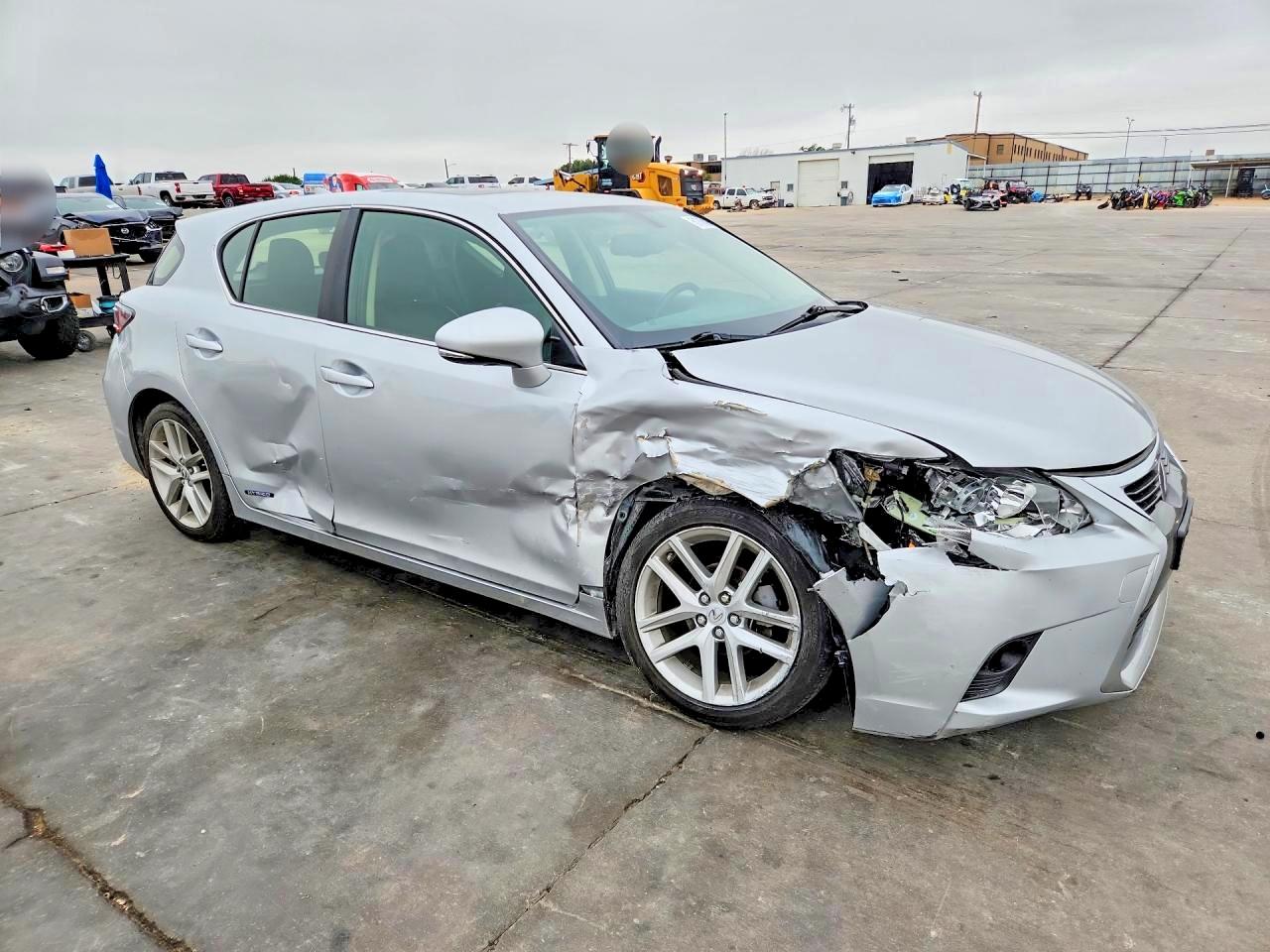 2015 Lexus Ct 200h Silver vin: JTHKD5BH5F2250536