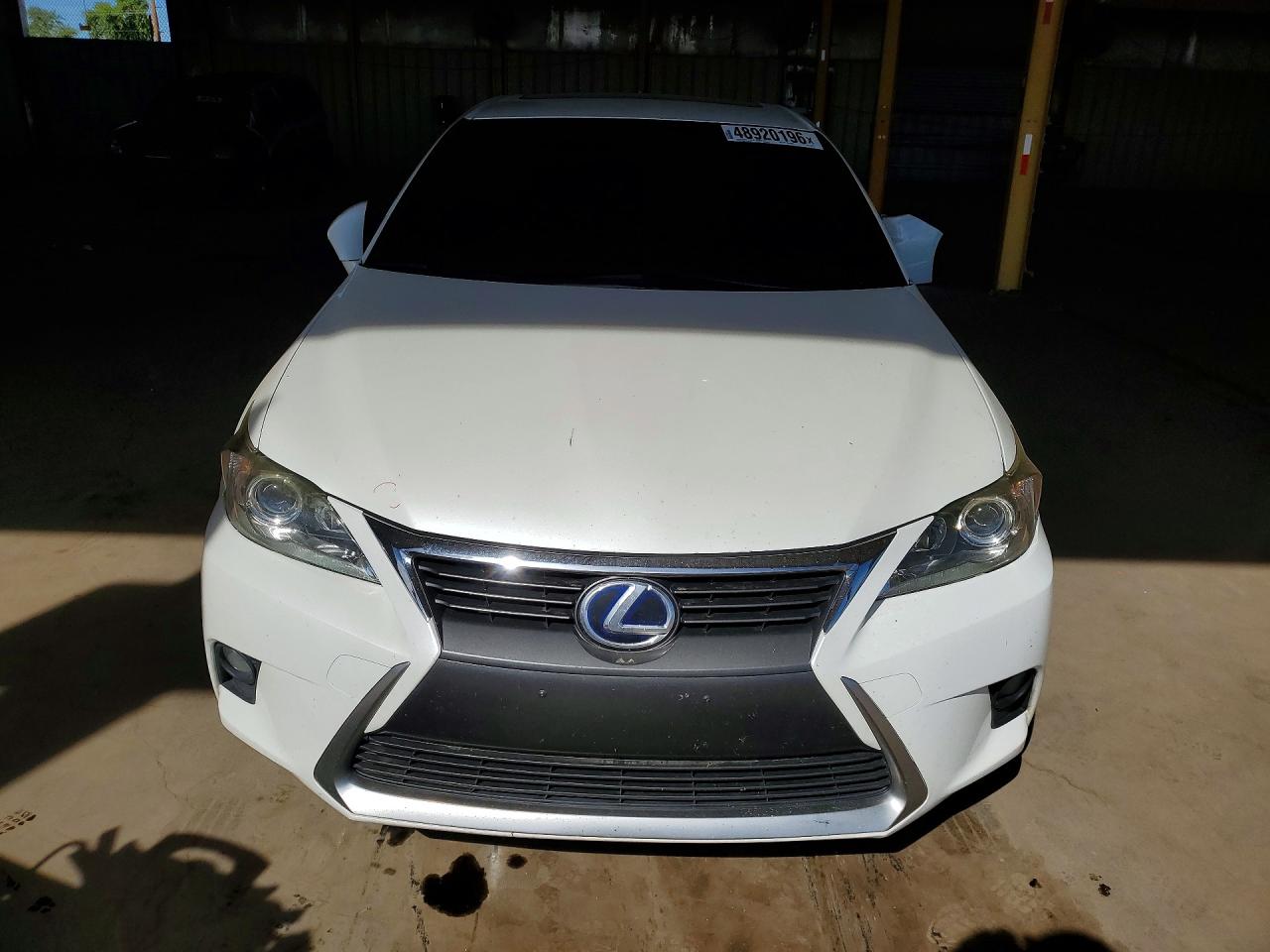 2015 Lexus Ct 200h Base White vin: JTHKD5BH5F2250715