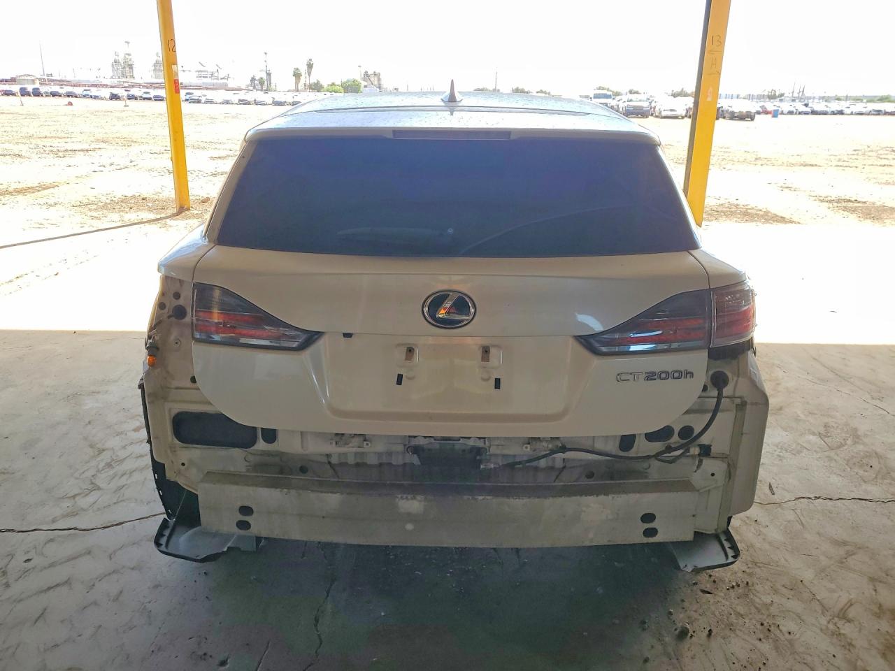 2015 Lexus Ct 200h Base White vin: JTHKD5BH5F2250715
