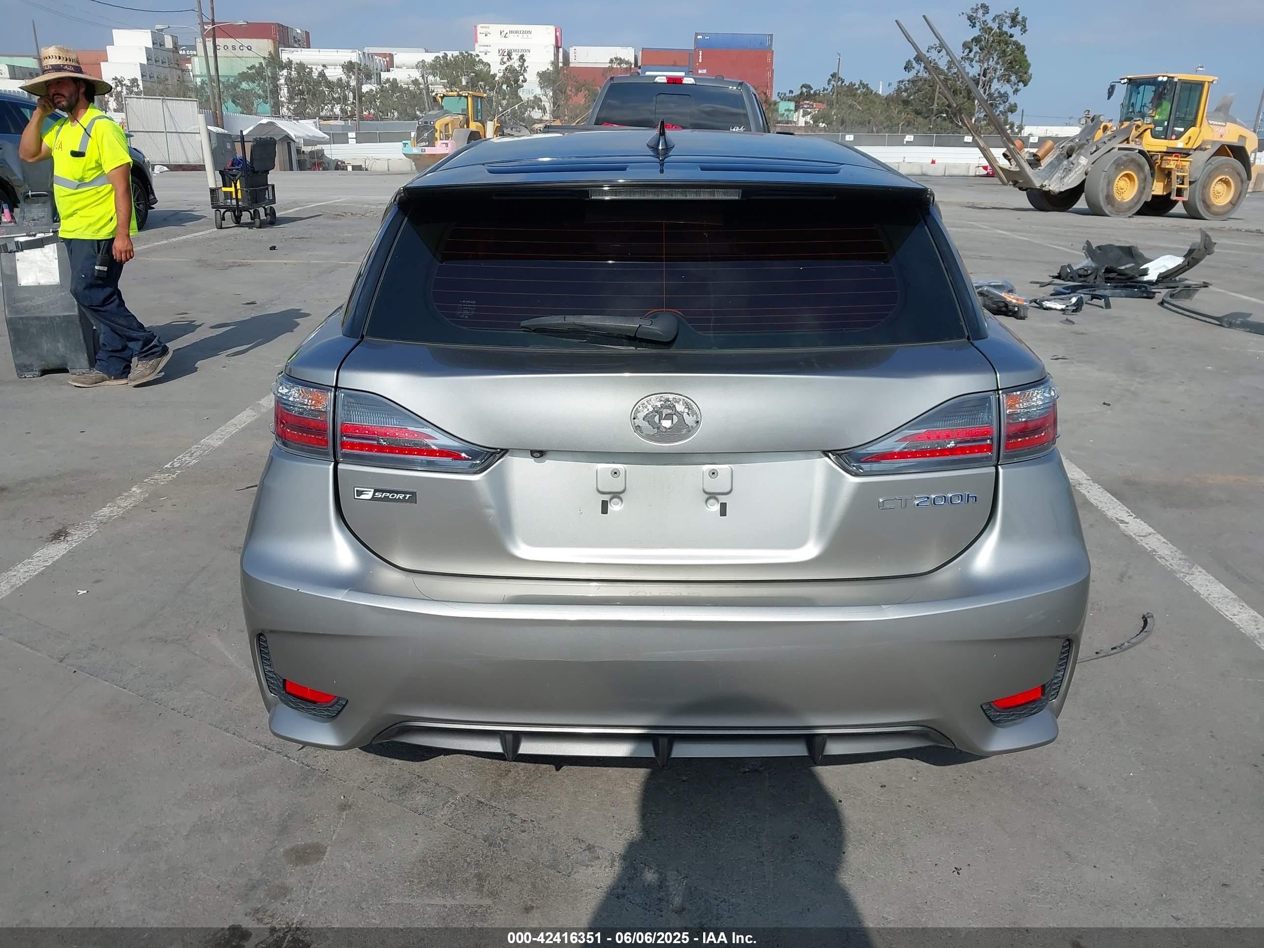 2017 Lexus Ct 200h   Gray vin: JTHKD5BH5H2285760