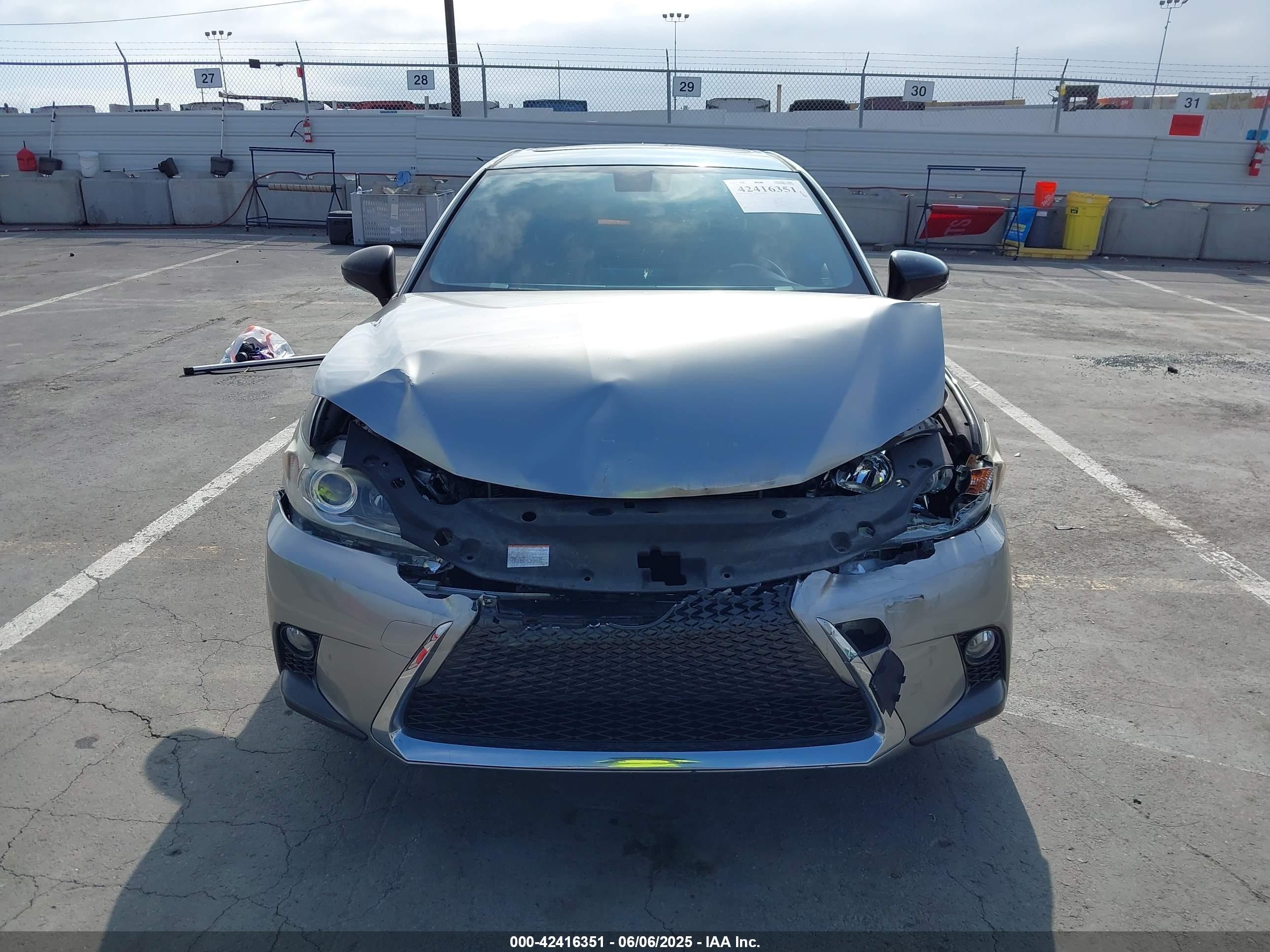 2017 Lexus Ct 200h   Gray vin: JTHKD5BH5H2285760