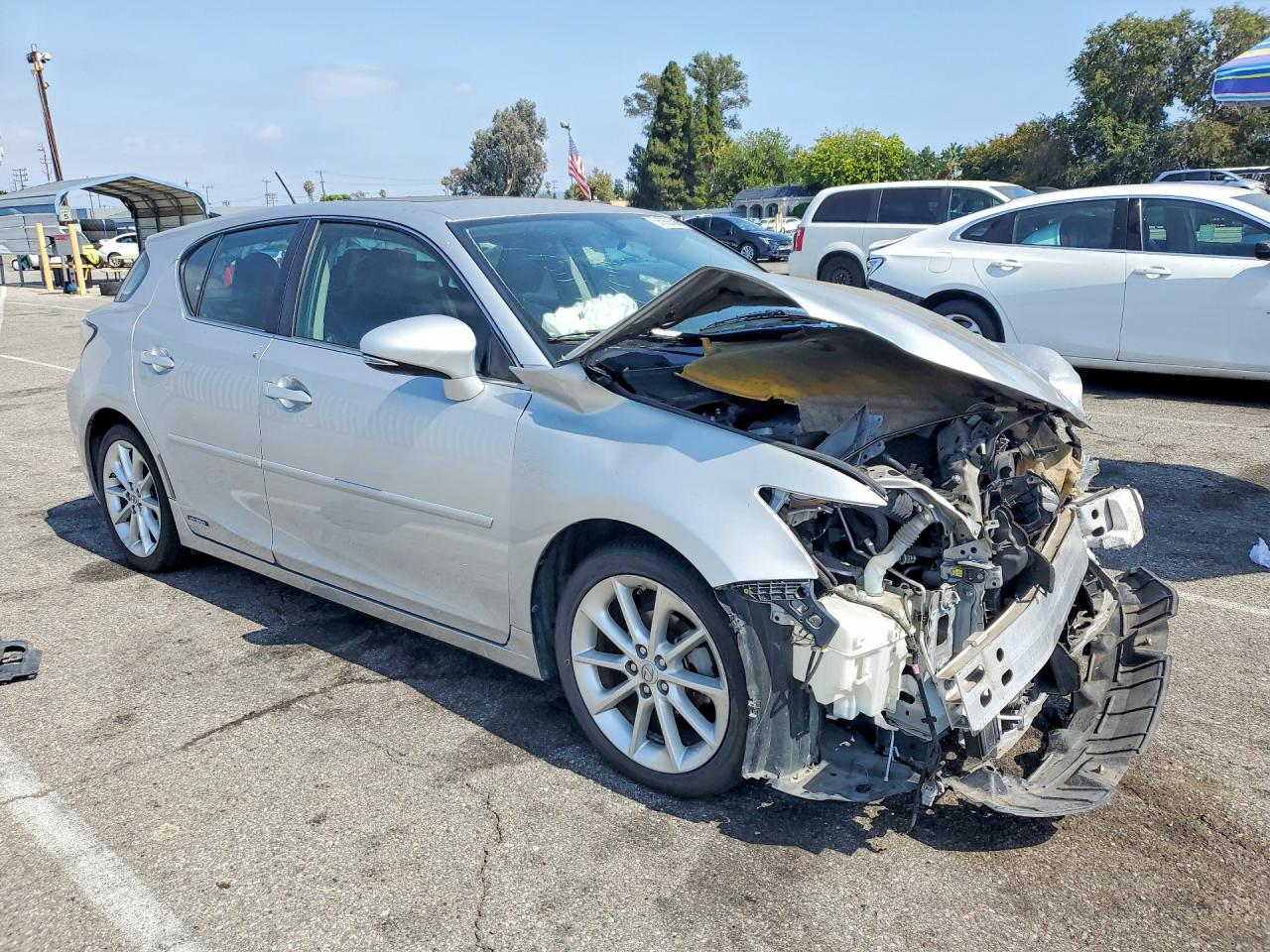 2011 Lexus Ct 200 Silver vin: JTHKD5BH6B2005304
