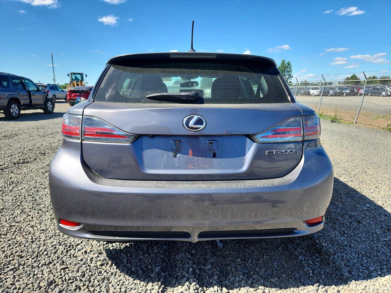 2012 Lexus Ct 200 Gray vin: JTHKD5BH6C2050017
