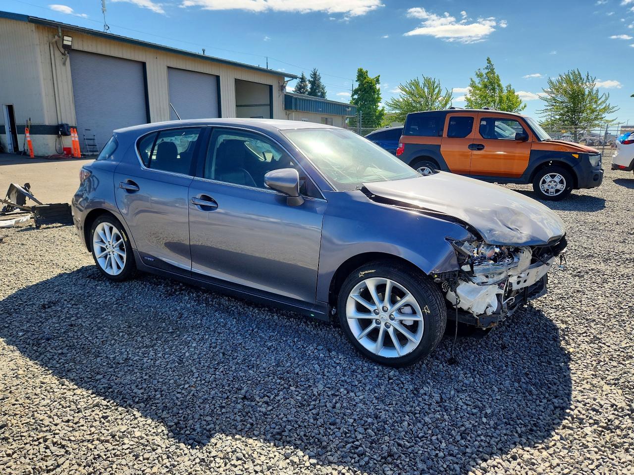 2012 Lexus Ct 200 Gray vin: JTHKD5BH6C2050017