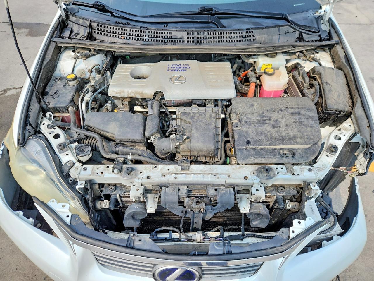 2012 Lexus Ct 200 White vin: JTHKD5BH6C2087245