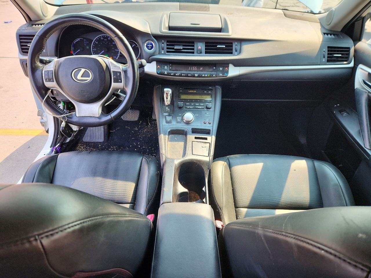 2012 Lexus Ct 200 White vin: JTHKD5BH6C2087245