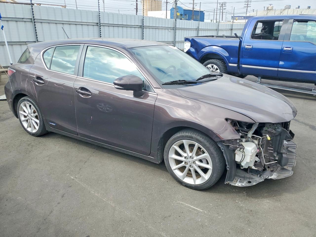 2012 Lexus Ct 200 Фиолетовый vin: JTHKD5BH6C2090453