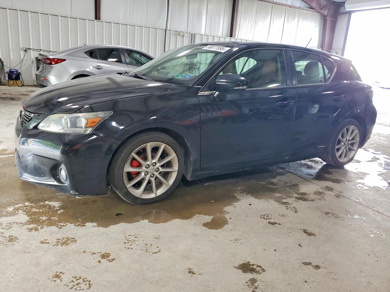 2012 Lexus Ct 200 Black vin: JTHKD5BH6C2095099