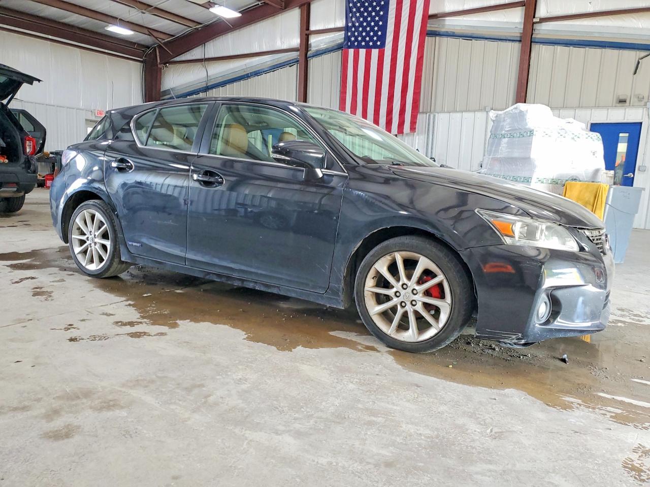 2012 Lexus Ct 200 Black vin: JTHKD5BH6C2095099