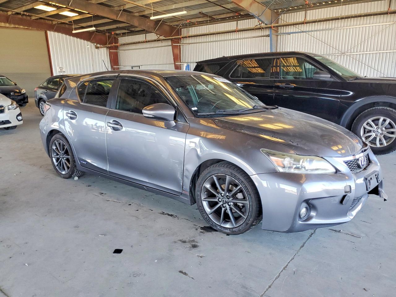 2012 Lexus Ct 200 Gray vin: JTHKD5BH6C2108871