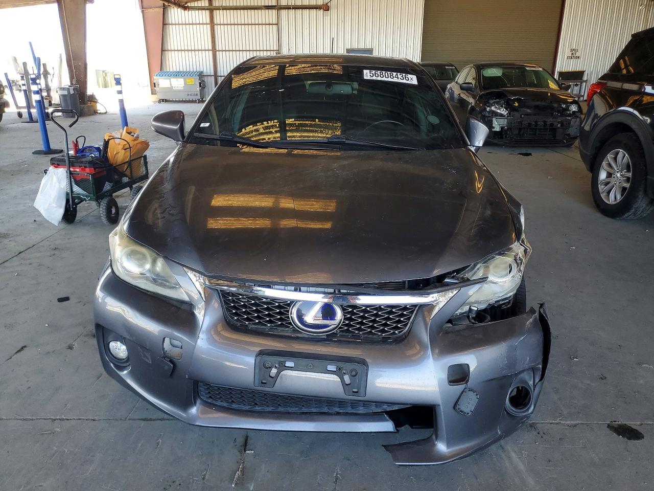 2012 Lexus Ct 200 Gray vin: JTHKD5BH6C2108871