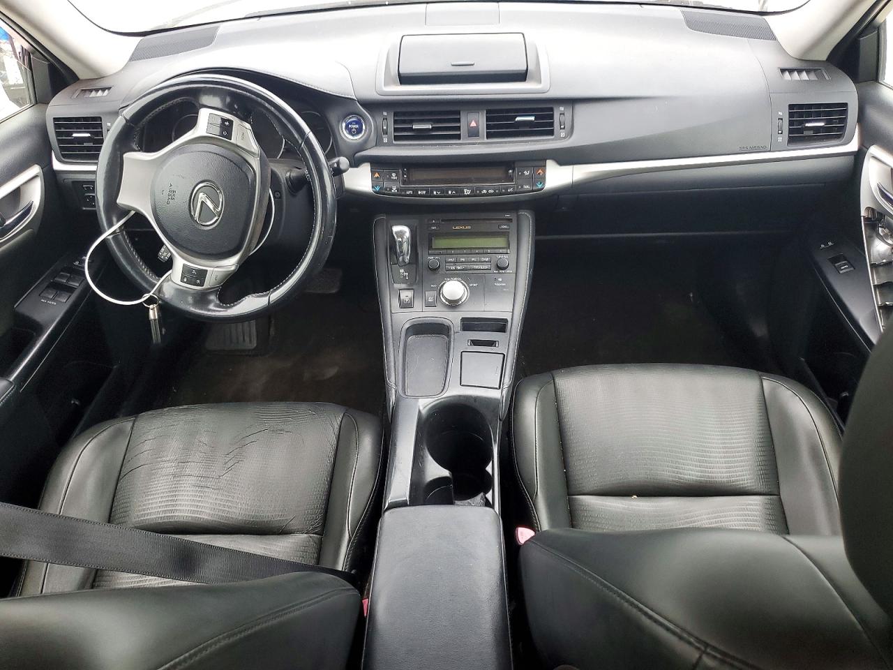 2012 Lexus Ct 200 White vin: JTHKD5BH6C2118087
