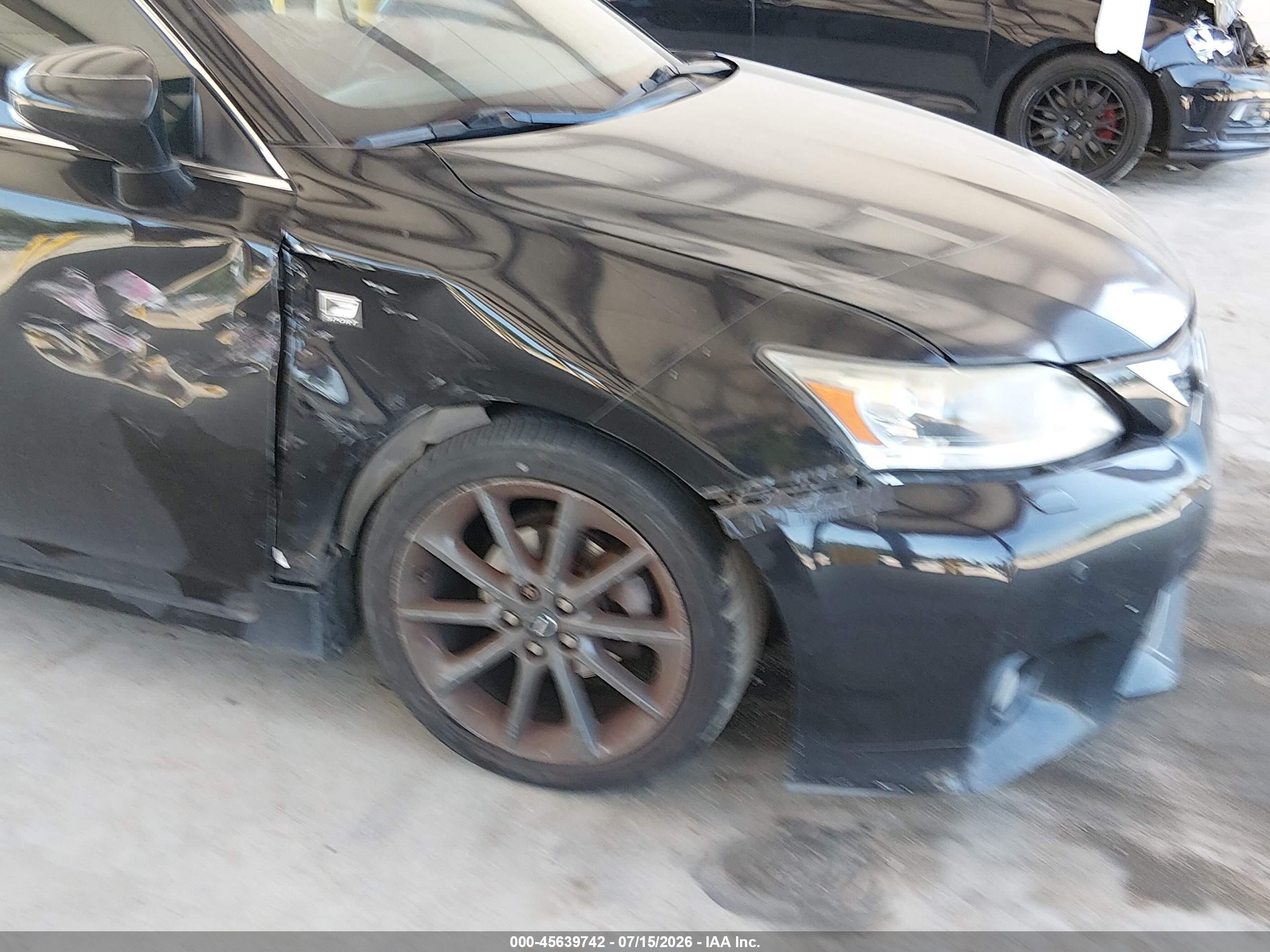 2013 Lexus Ct 200h   Black vin: JTHKD5BH6D2134386