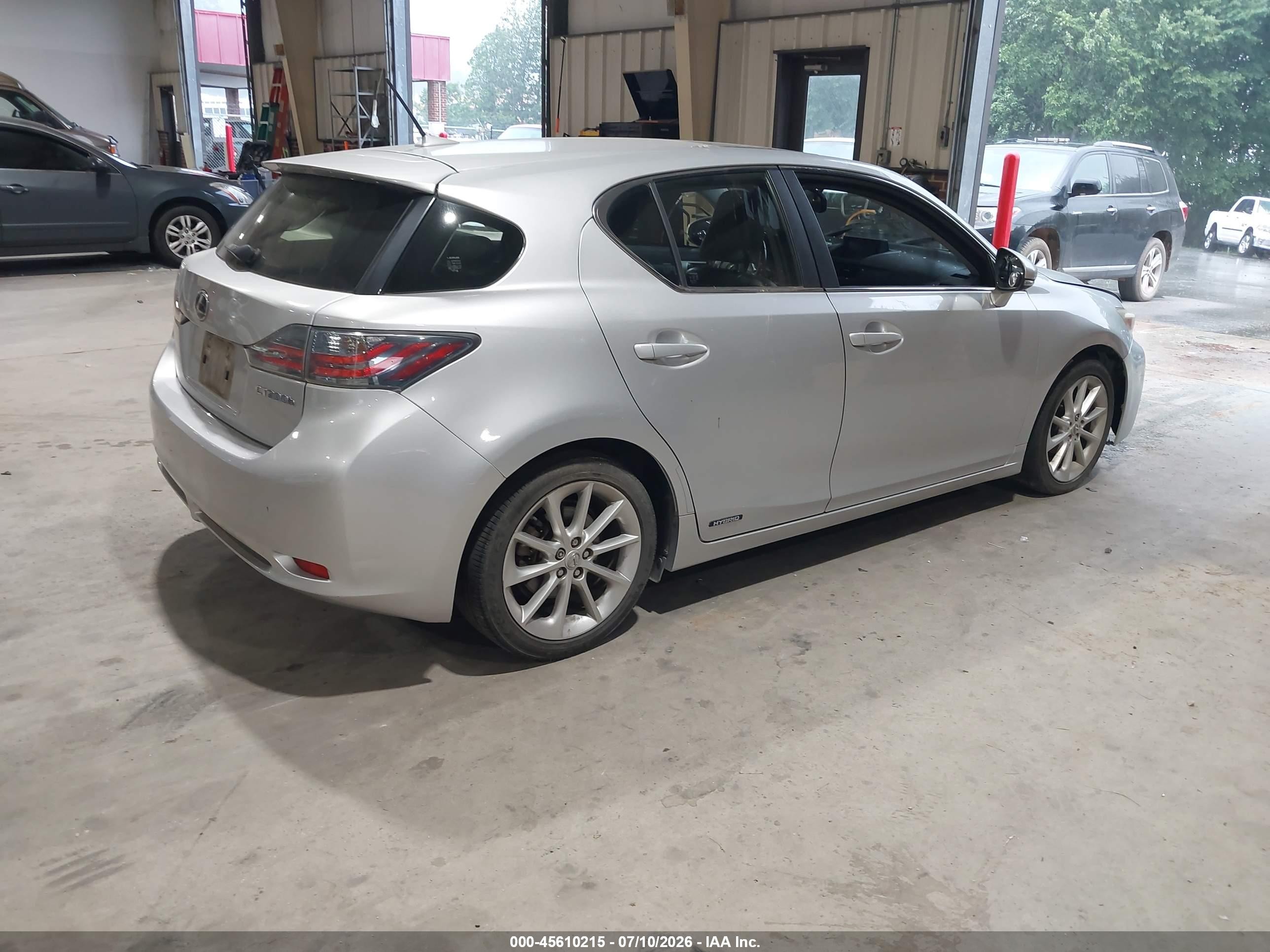 2013 Lexus Ct 200h   Gray vin: JTHKD5BH6D2148272