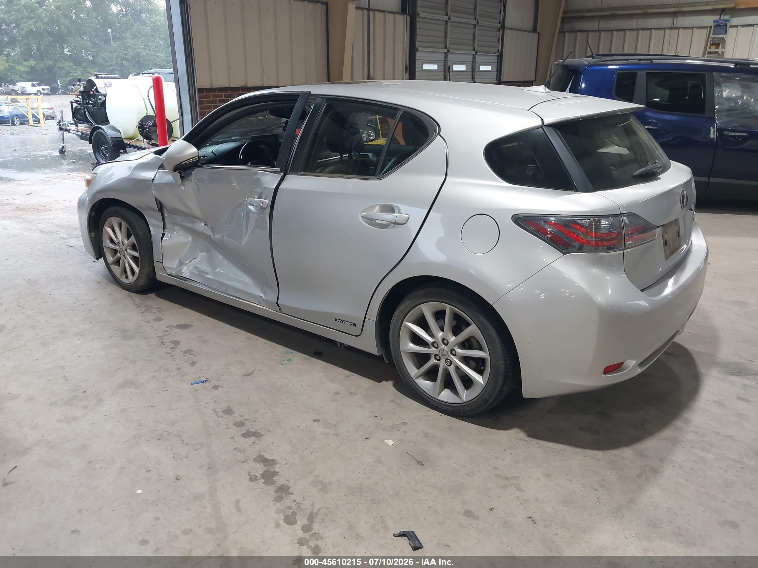 2013 Lexus Ct 200h   Gray vin: JTHKD5BH6D2148272