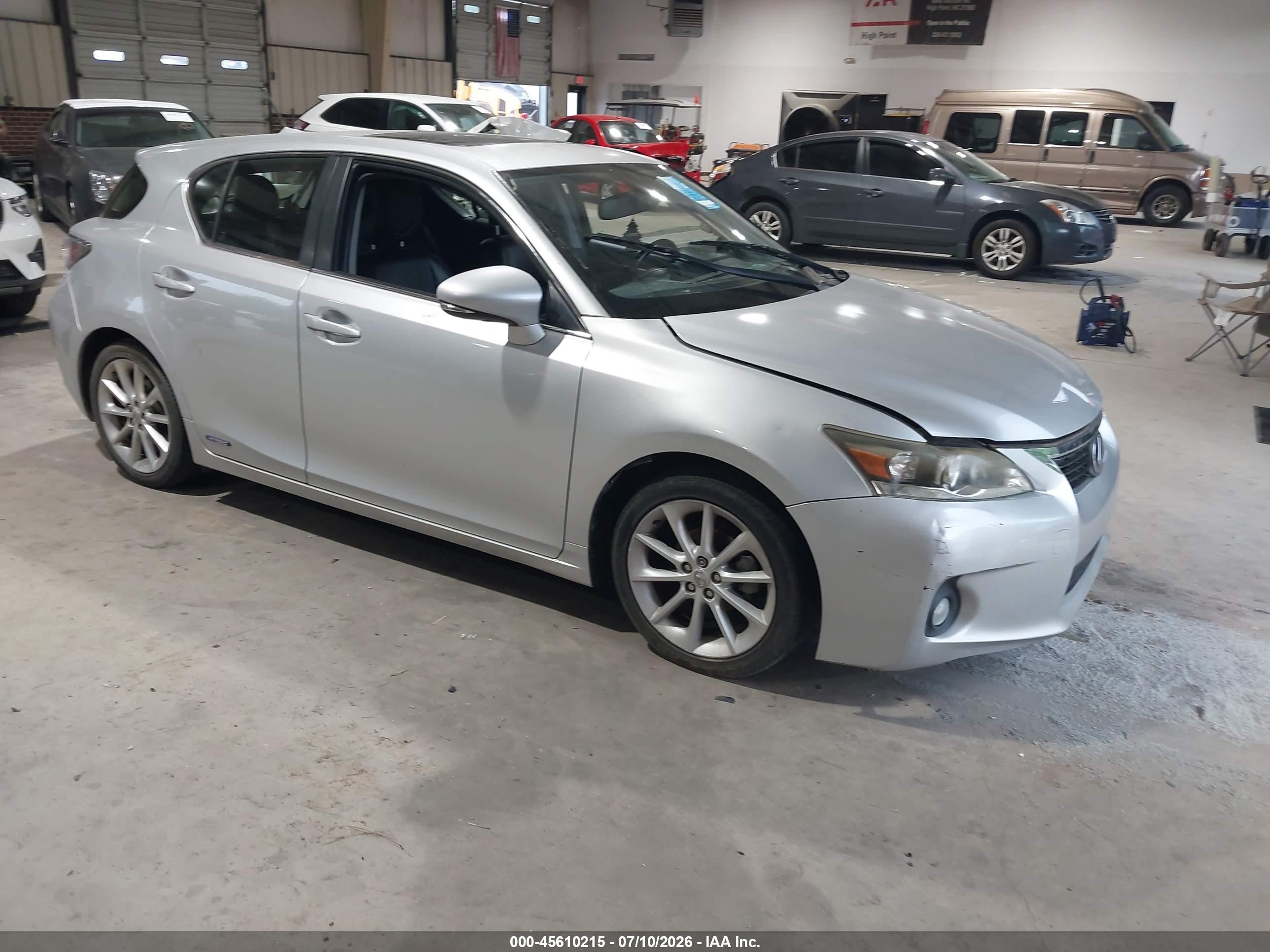2013 Lexus Ct 200h   Gray vin: JTHKD5BH6D2148272