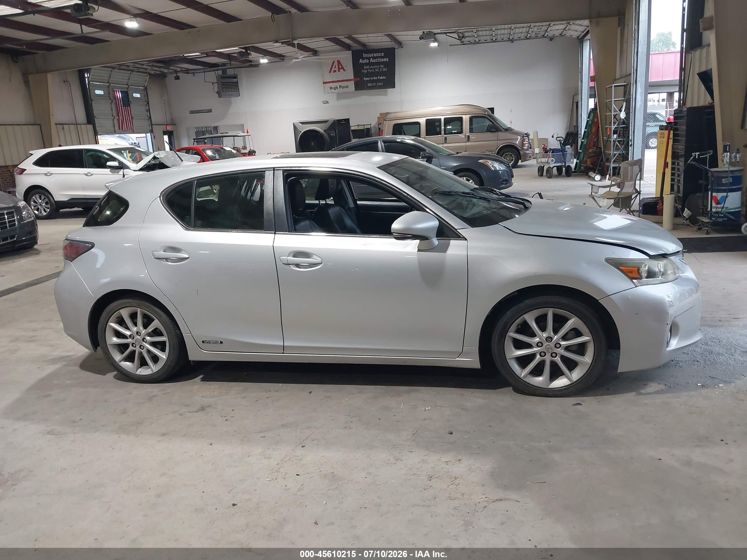2013 Lexus Ct 200h   Gray vin: JTHKD5BH6D2148272