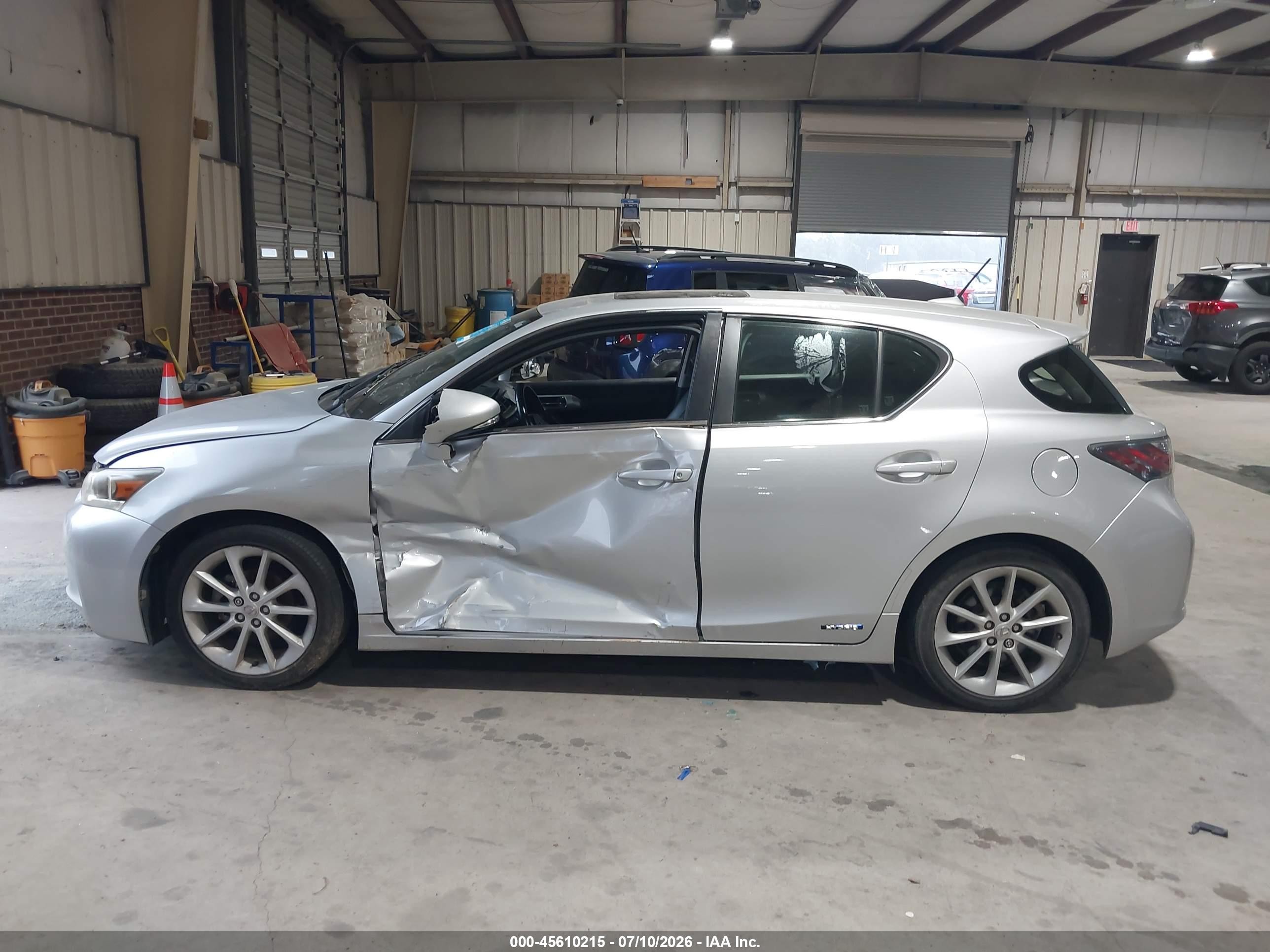 2013 Lexus Ct 200h   Gray vin: JTHKD5BH6D2148272