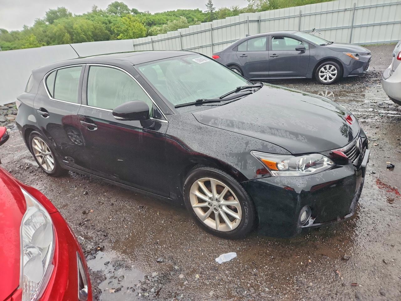 2013 Lexus Ct 200 Black vin: JTHKD5BH6D2165914