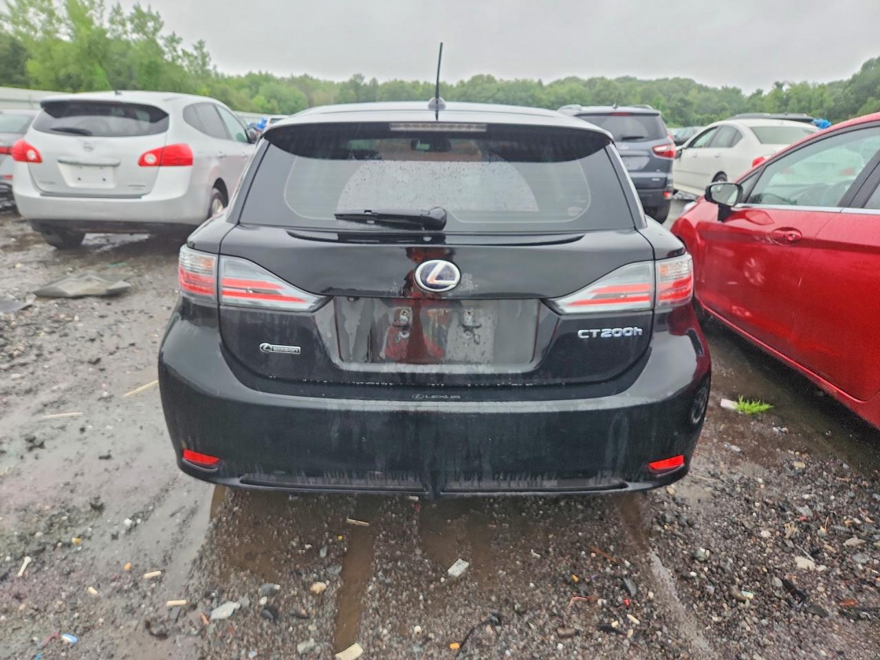2013 Lexus Ct 200 Black vin: JTHKD5BH6D2165914