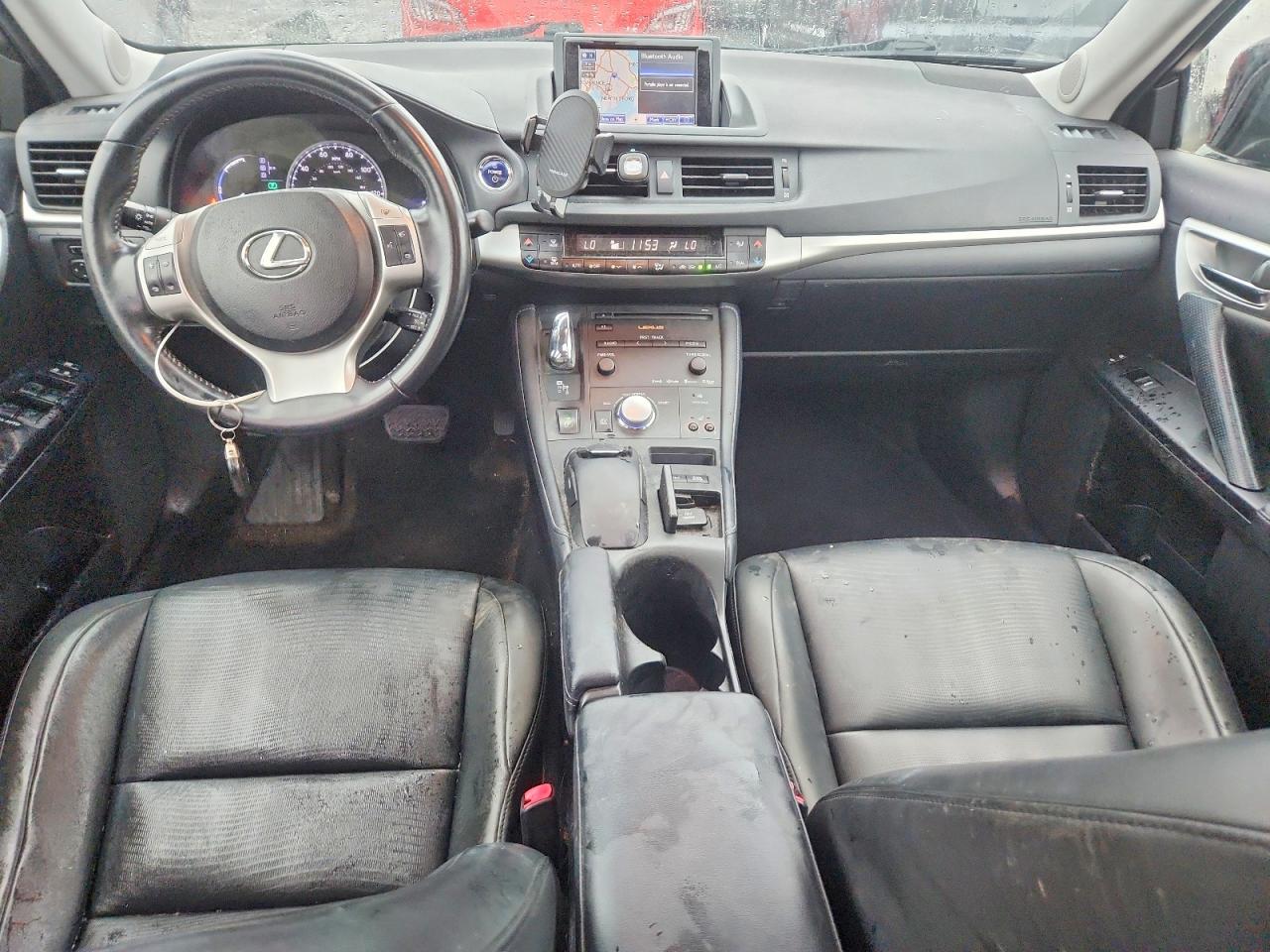 2013 Lexus Ct 200 Black vin: JTHKD5BH6D2165914
