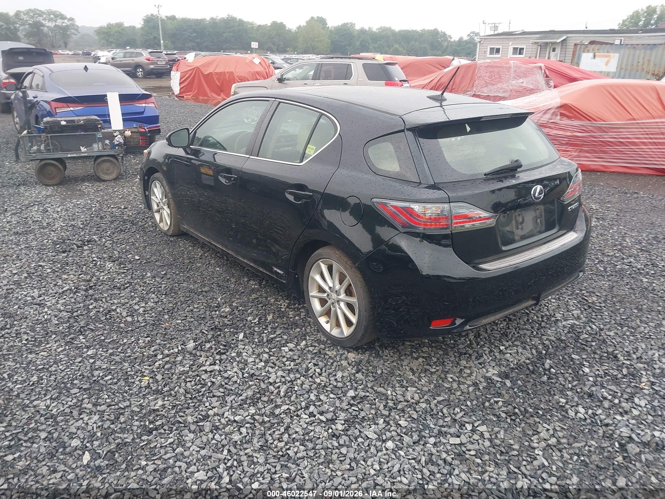 2013 Lexus Ct 200h   Черный vin: JTHKD5BH6D2167744