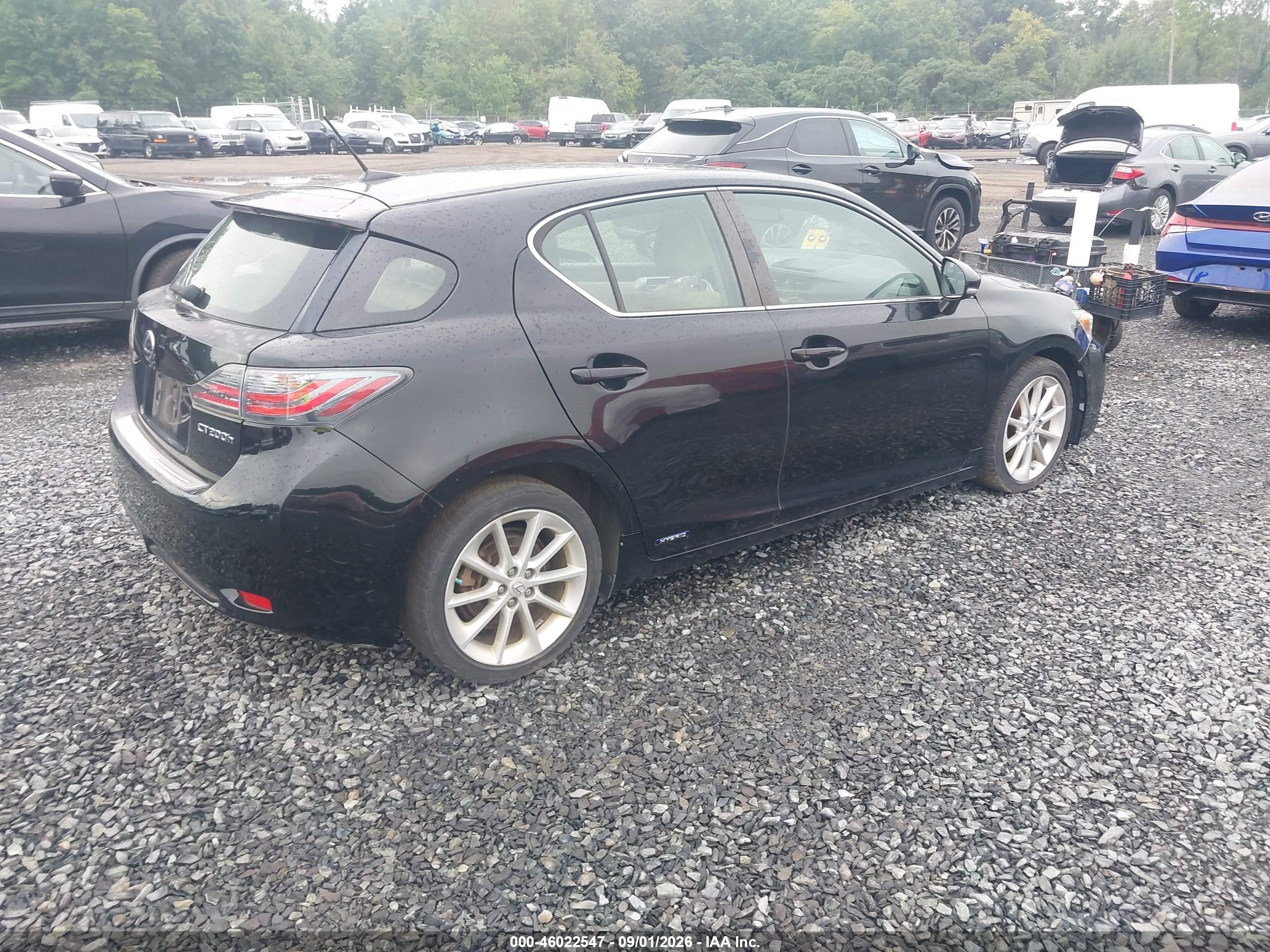 2013 Lexus Ct 200h   Черный vin: JTHKD5BH6D2167744
