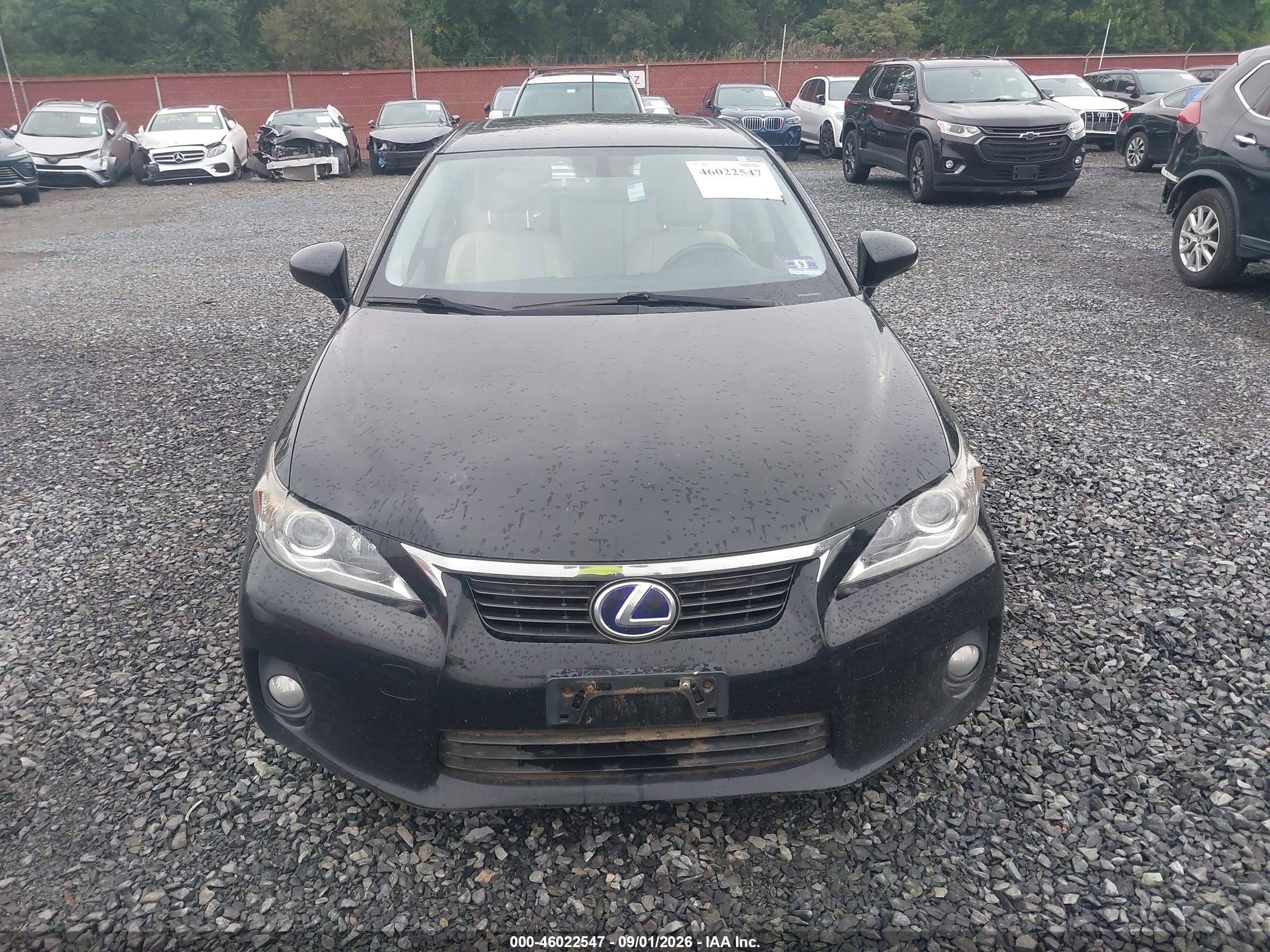 2013 Lexus Ct 200h   Черный vin: JTHKD5BH6D2167744