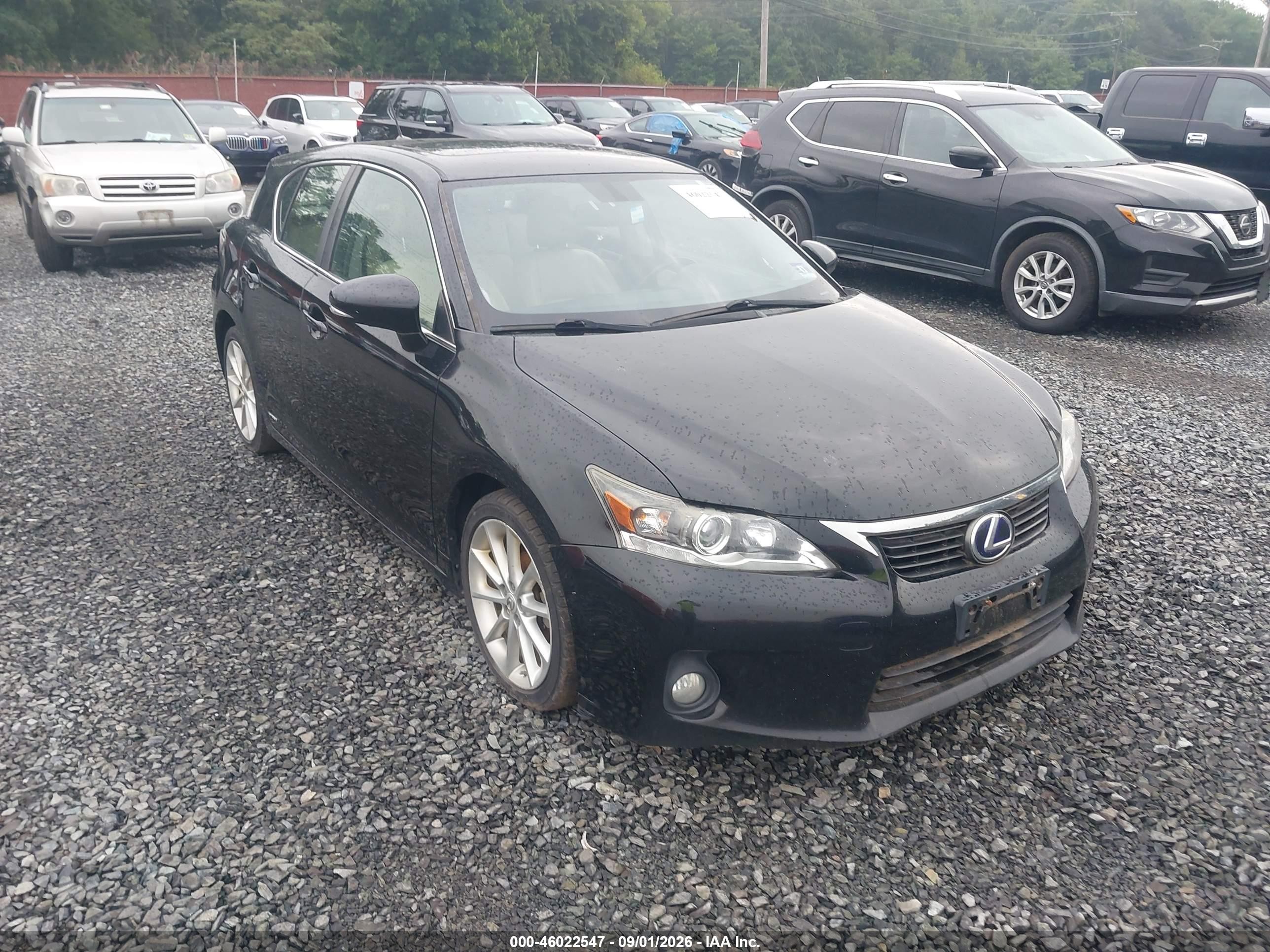 2013 Lexus Ct 200h   Черный vin: JTHKD5BH6D2167744