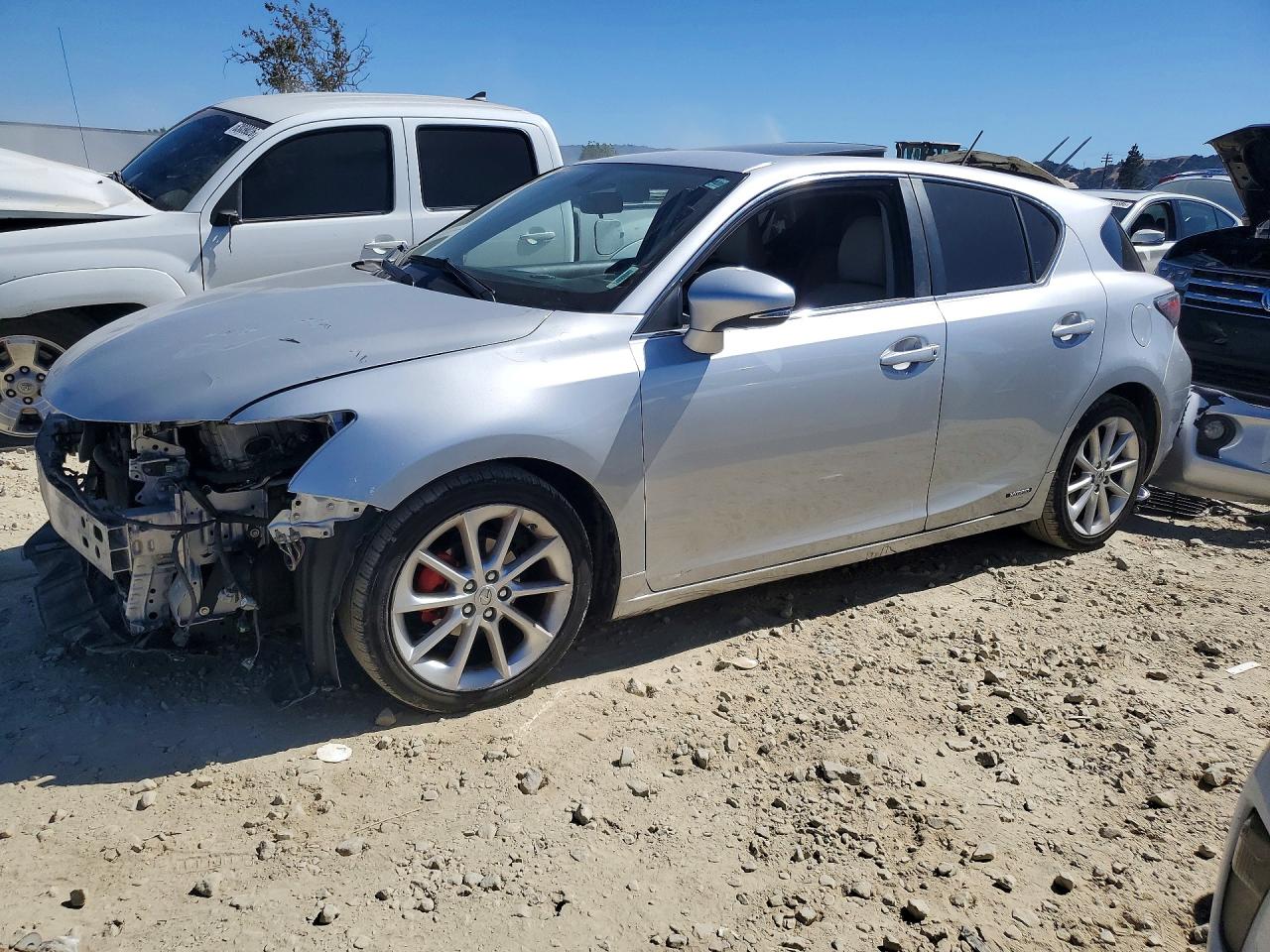 2013 Lexus Ct 200 Gray vin: JTHKD5BH6D2169204