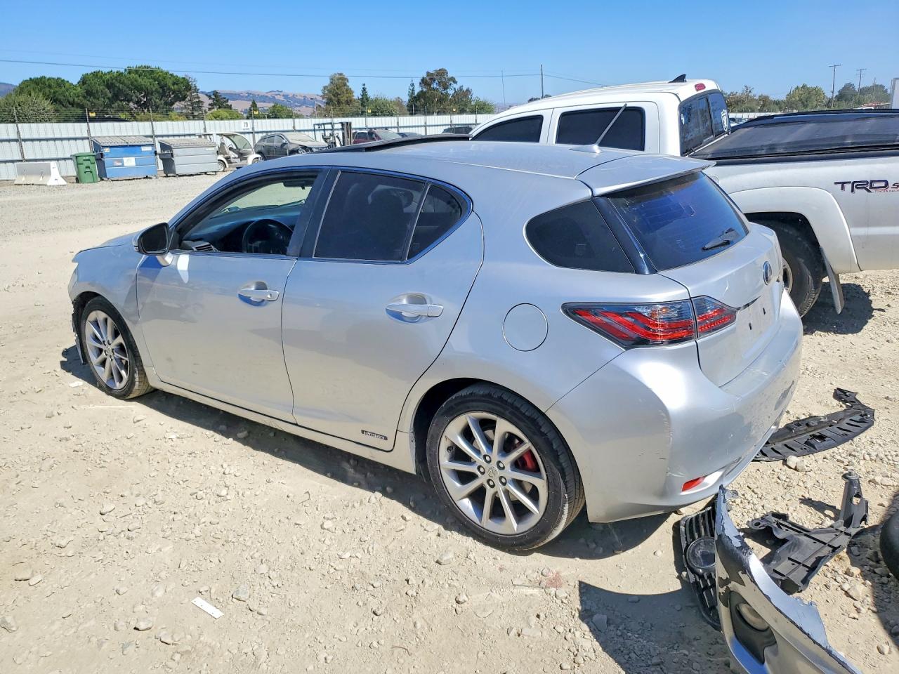 2013 Lexus Ct 200 Gray vin: JTHKD5BH6D2169204