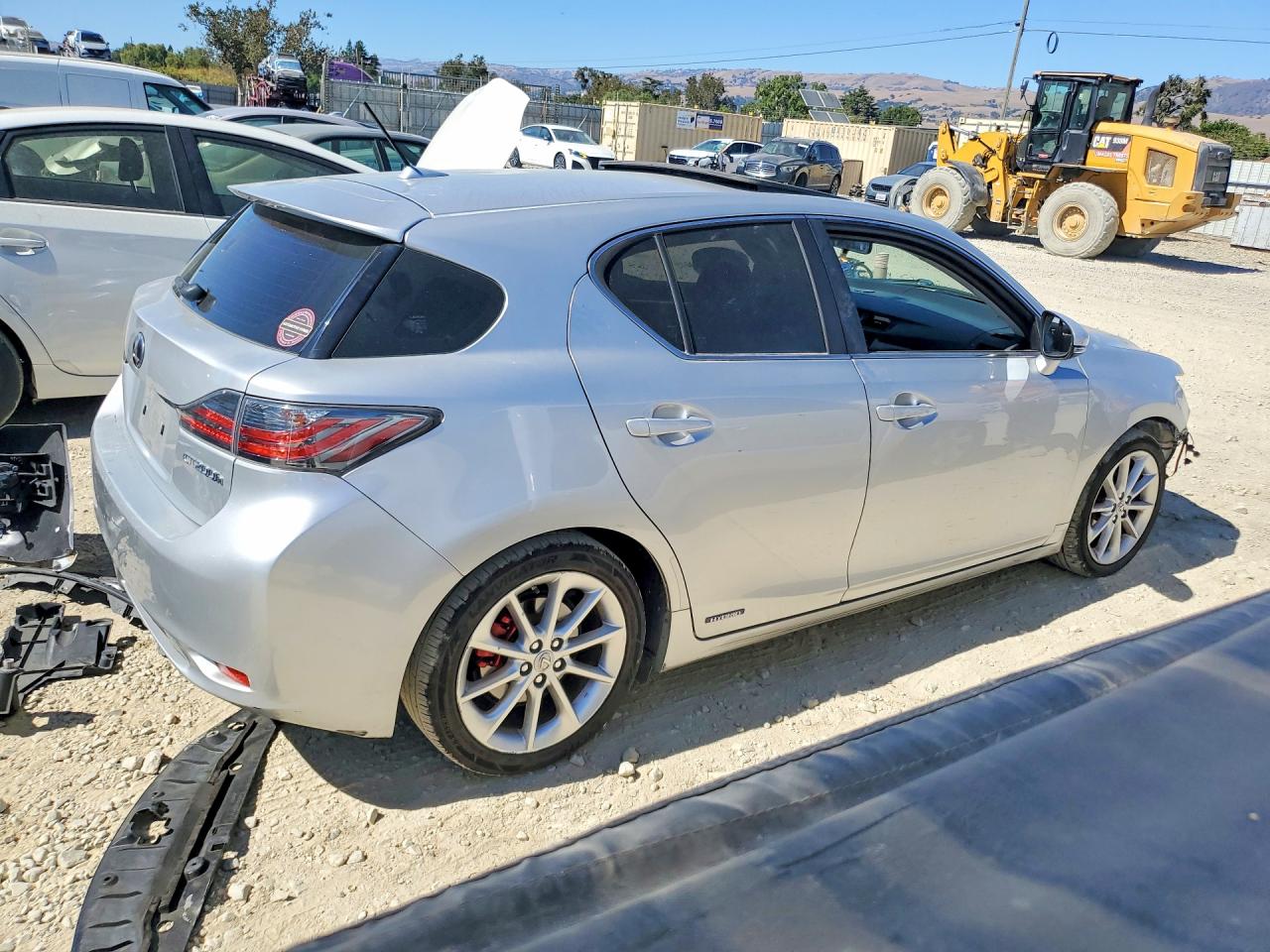 2013 Lexus Ct 200 Gray vin: JTHKD5BH6D2169204