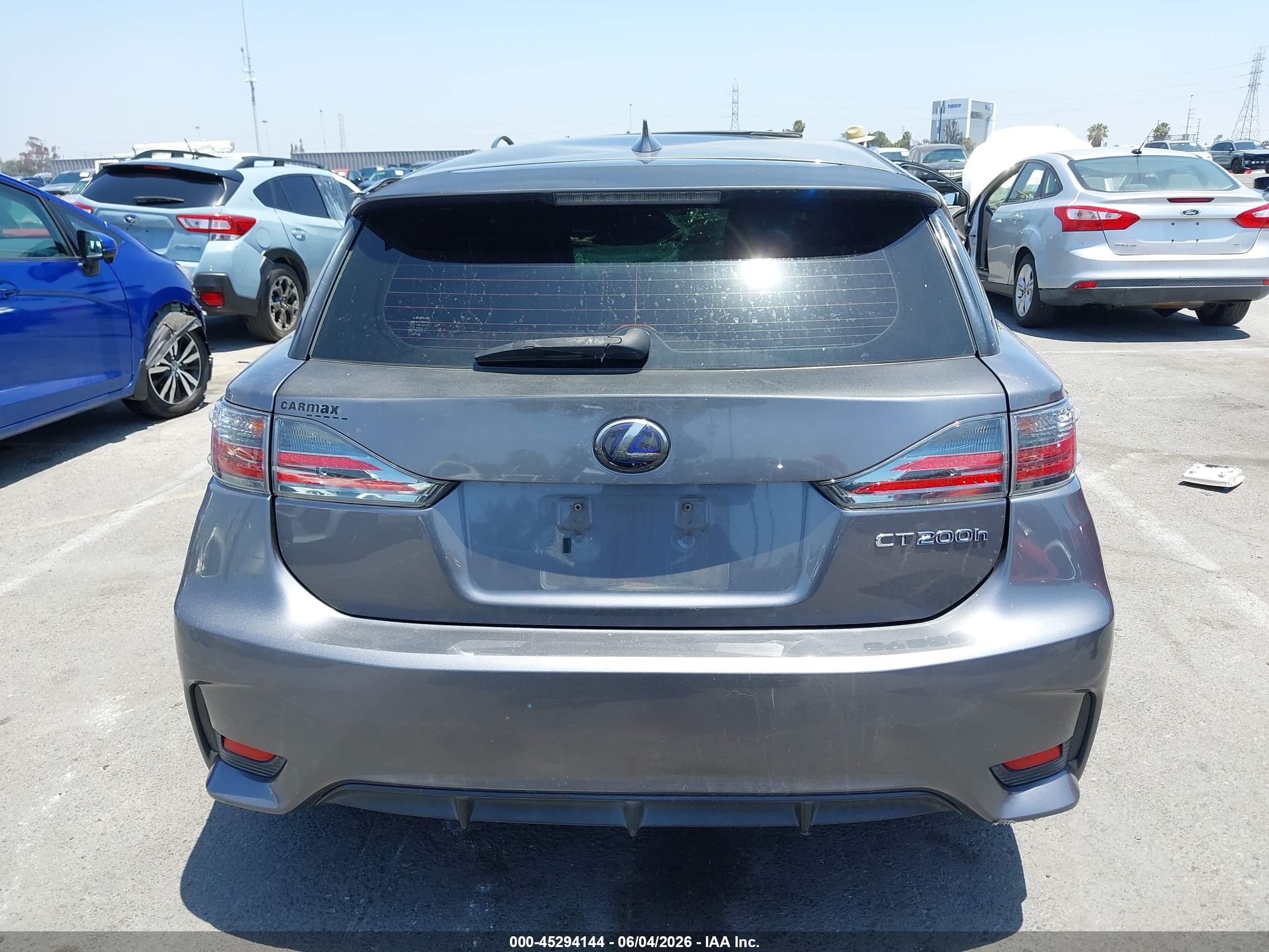 2014 Lexus Ct 200h   Gray vin: JTHKD5BH6E2175070