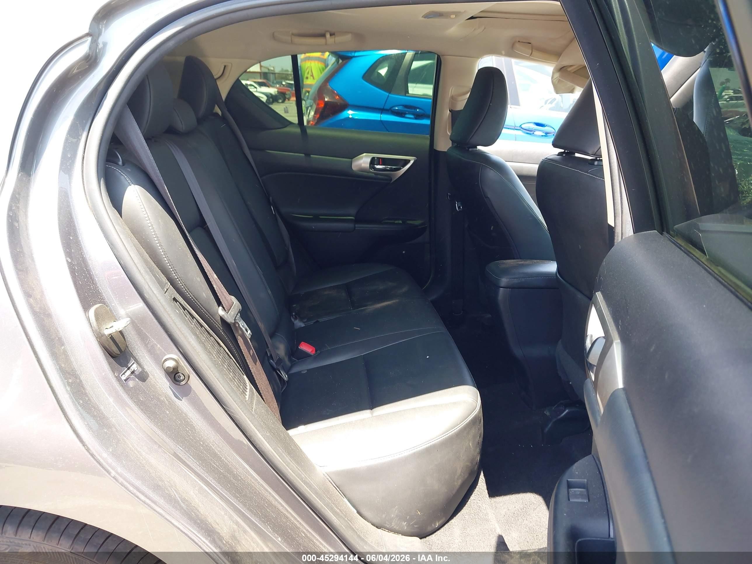 2014 Lexus Ct 200h   Gray vin: JTHKD5BH6E2175070