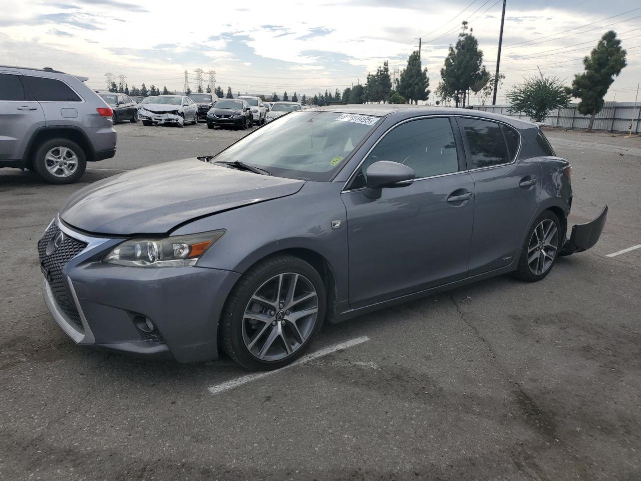 2014 Lexus Ct 200 Silver vin: JTHKD5BH6E2188983