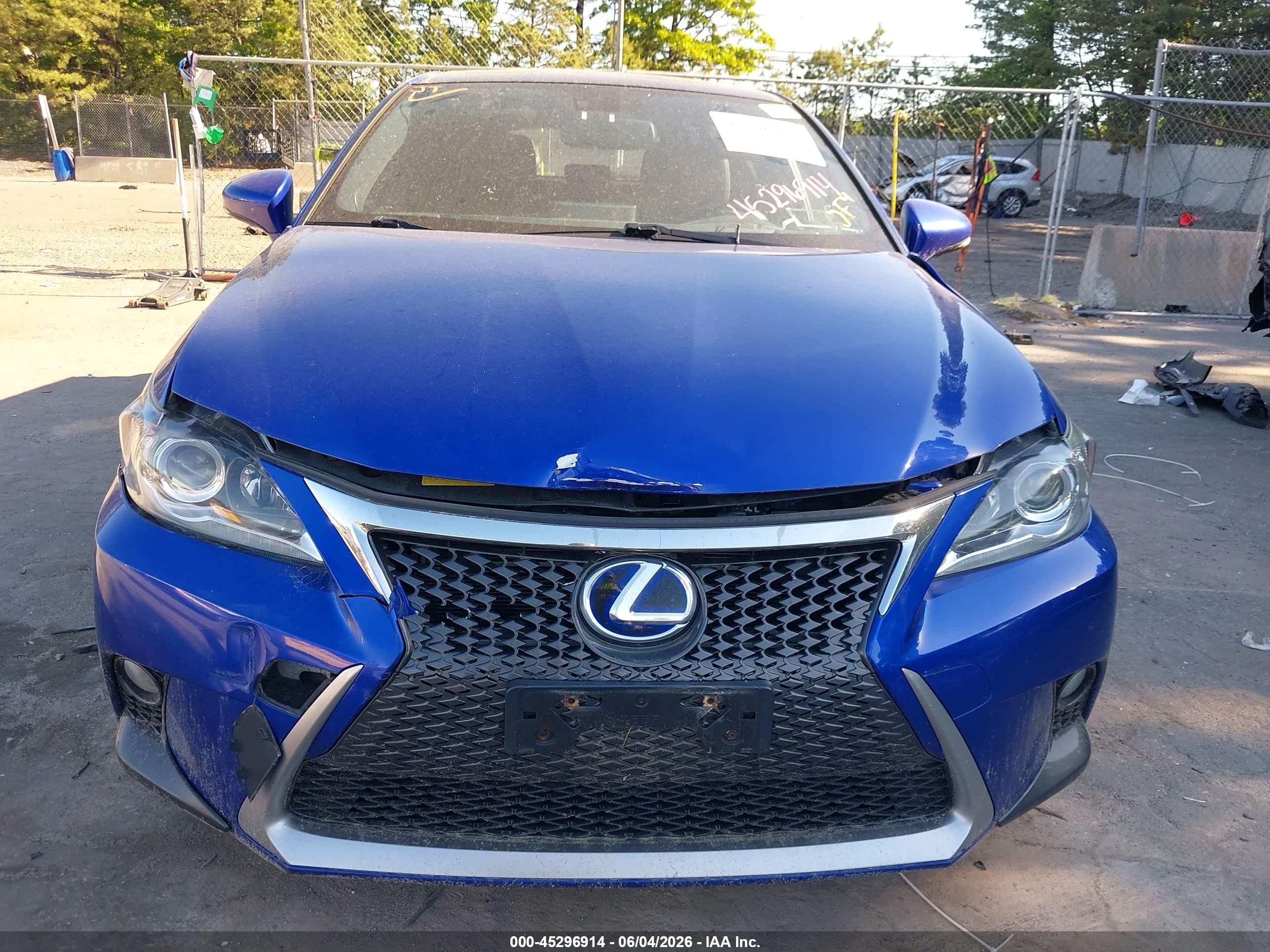 2014 Lexus Ct 200h Синий vin: JTHKD5BH6E2190667