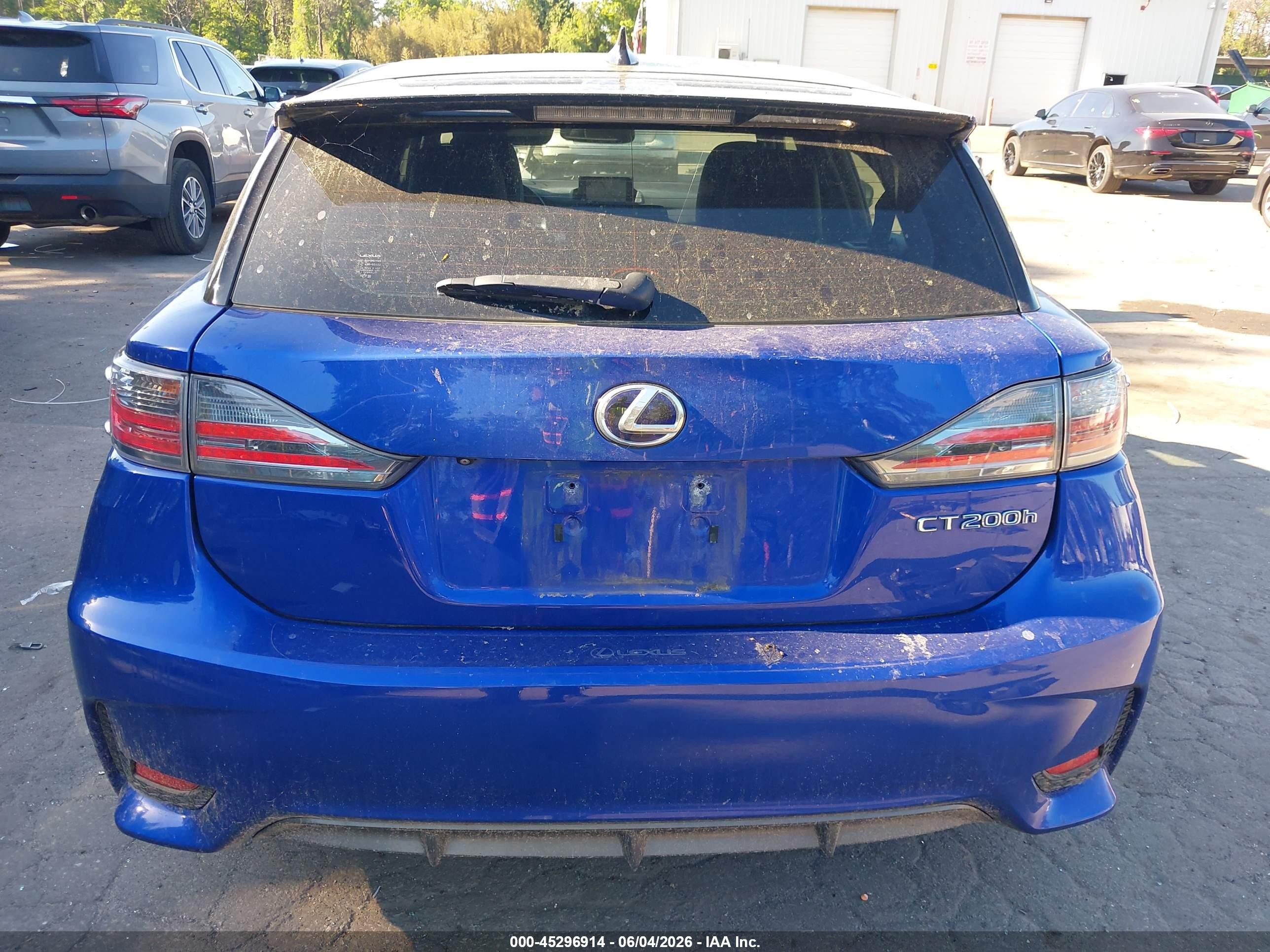 2014 Lexus Ct 200h Синий vin: JTHKD5BH6E2190667