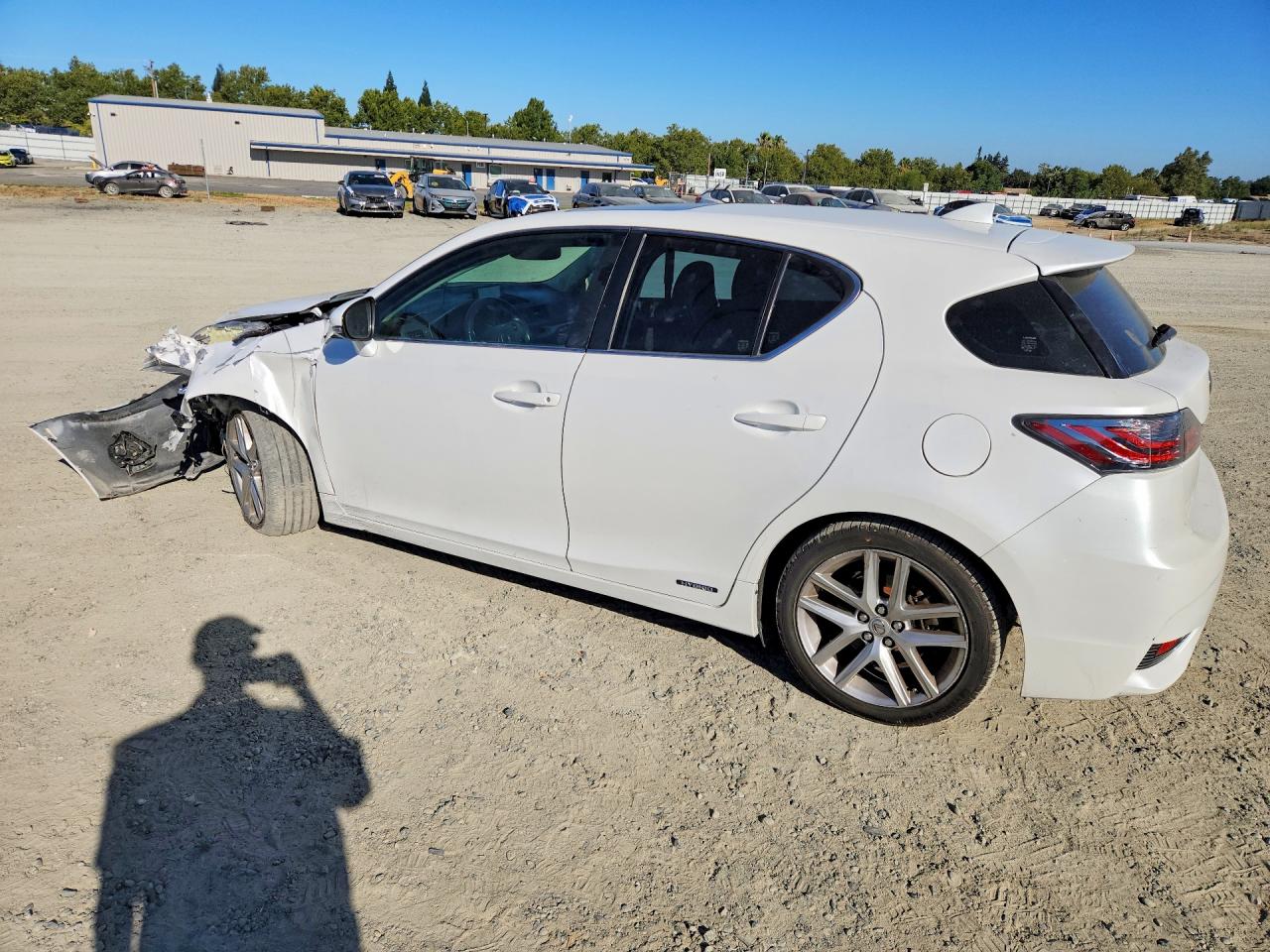 2014 Lexus Ct 200 White vin: JTHKD5BH6E2208777
