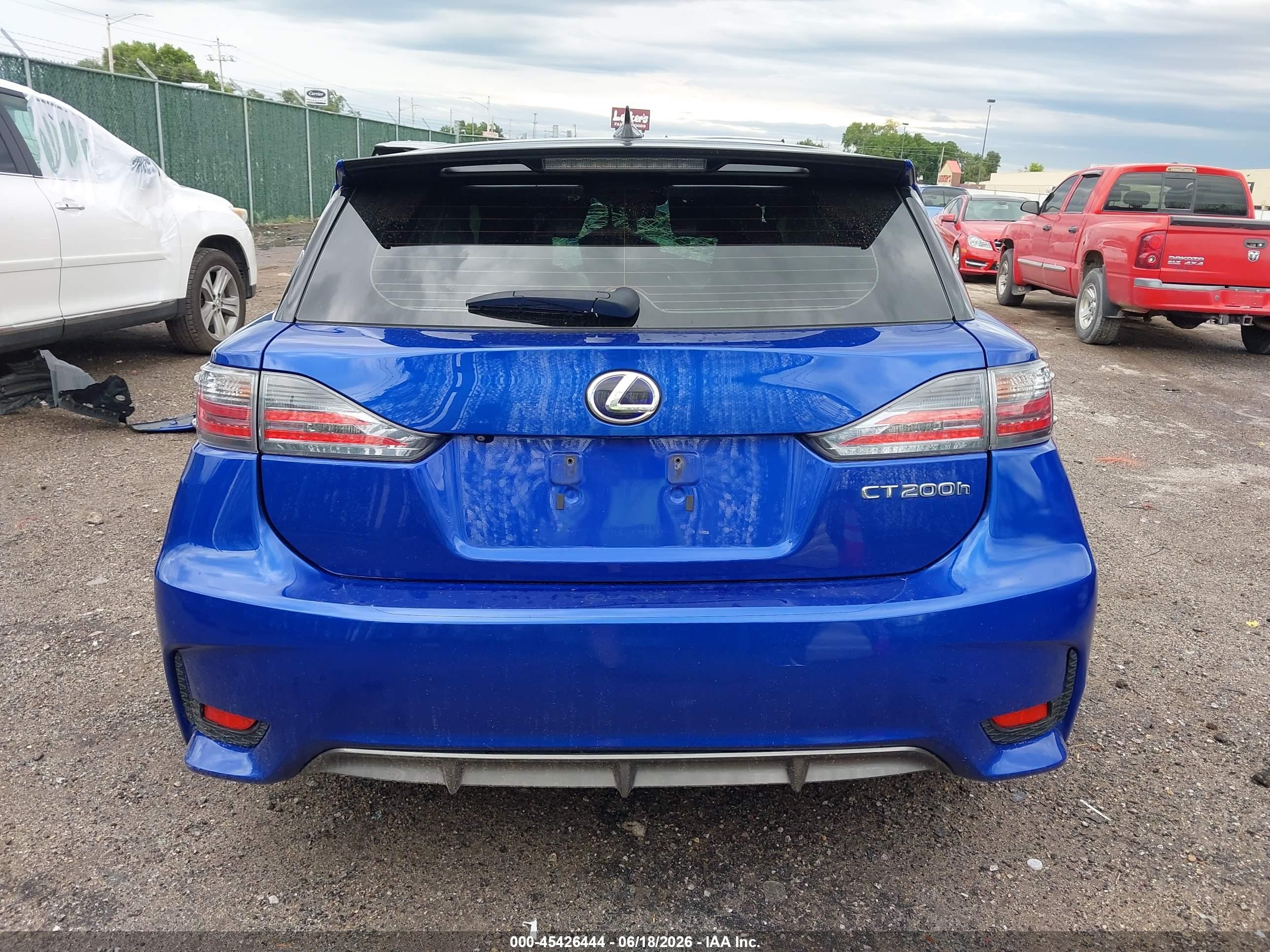 2014 Lexus Ct 200h Синий vin: JTHKD5BH6E2209055